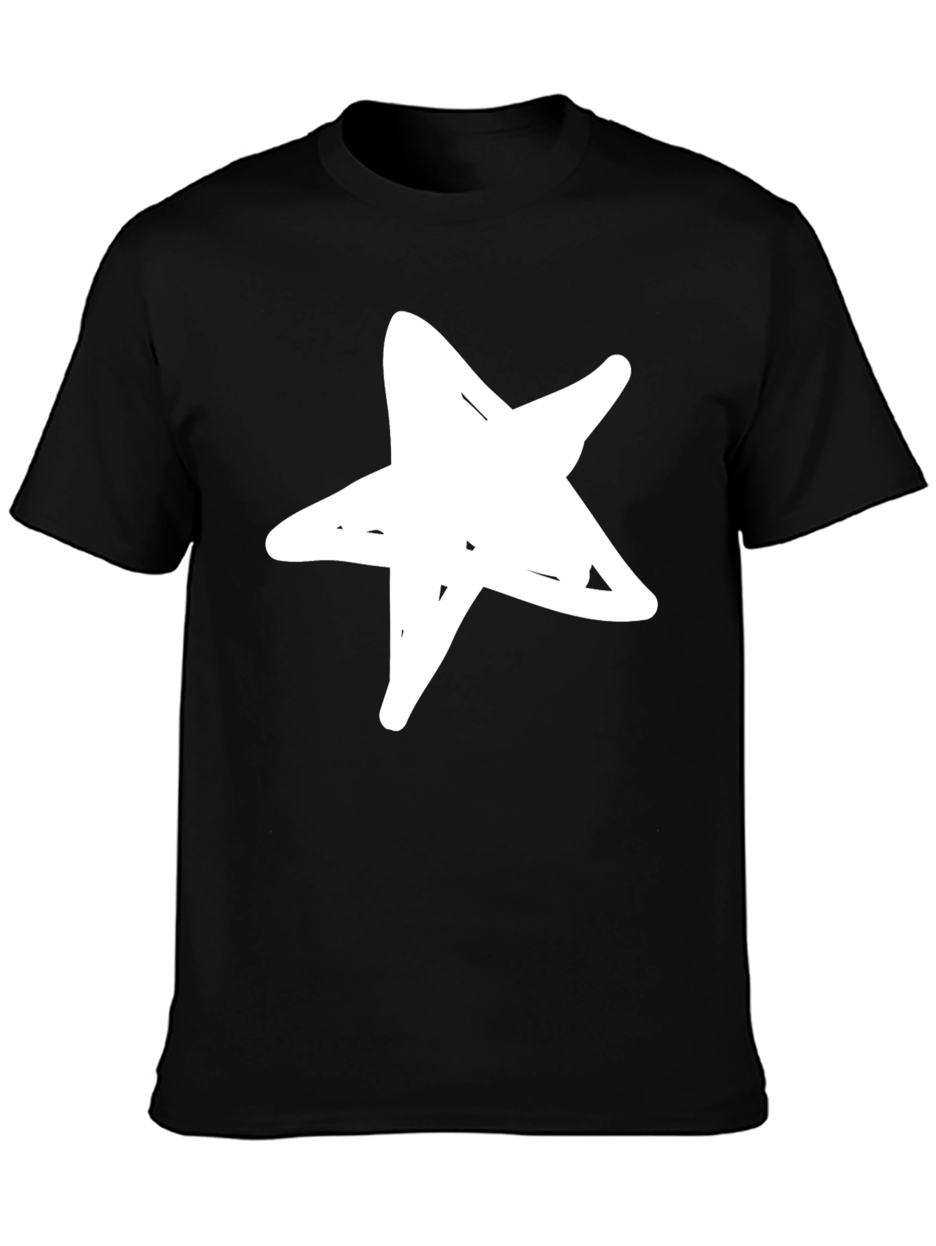 Bold Star Graphic Black T-Shirt