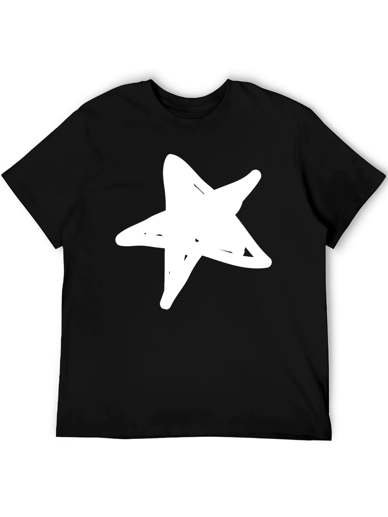 Bold Star Graphic Black T-Shirt