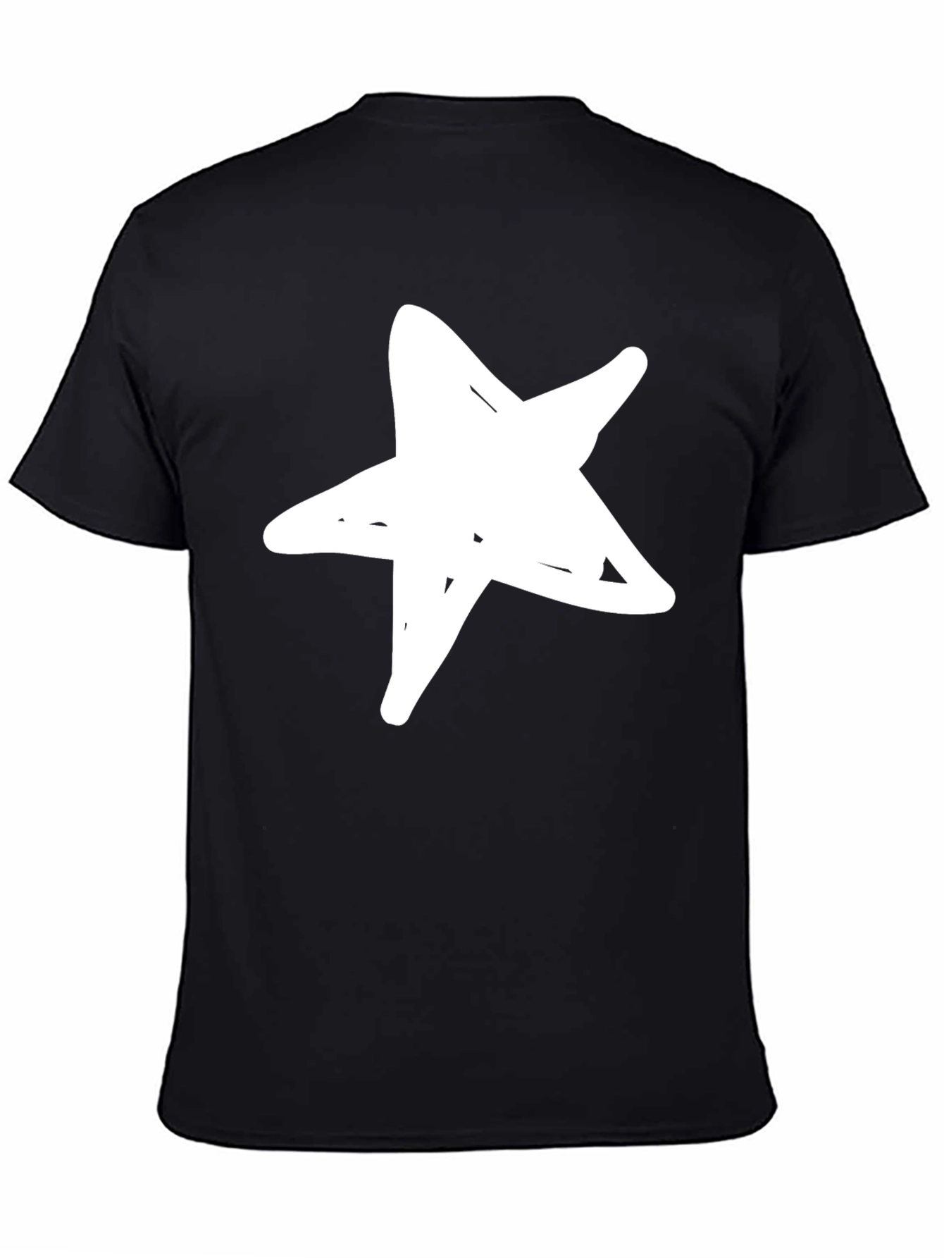 Bold Star Graphic Black T-Shirt