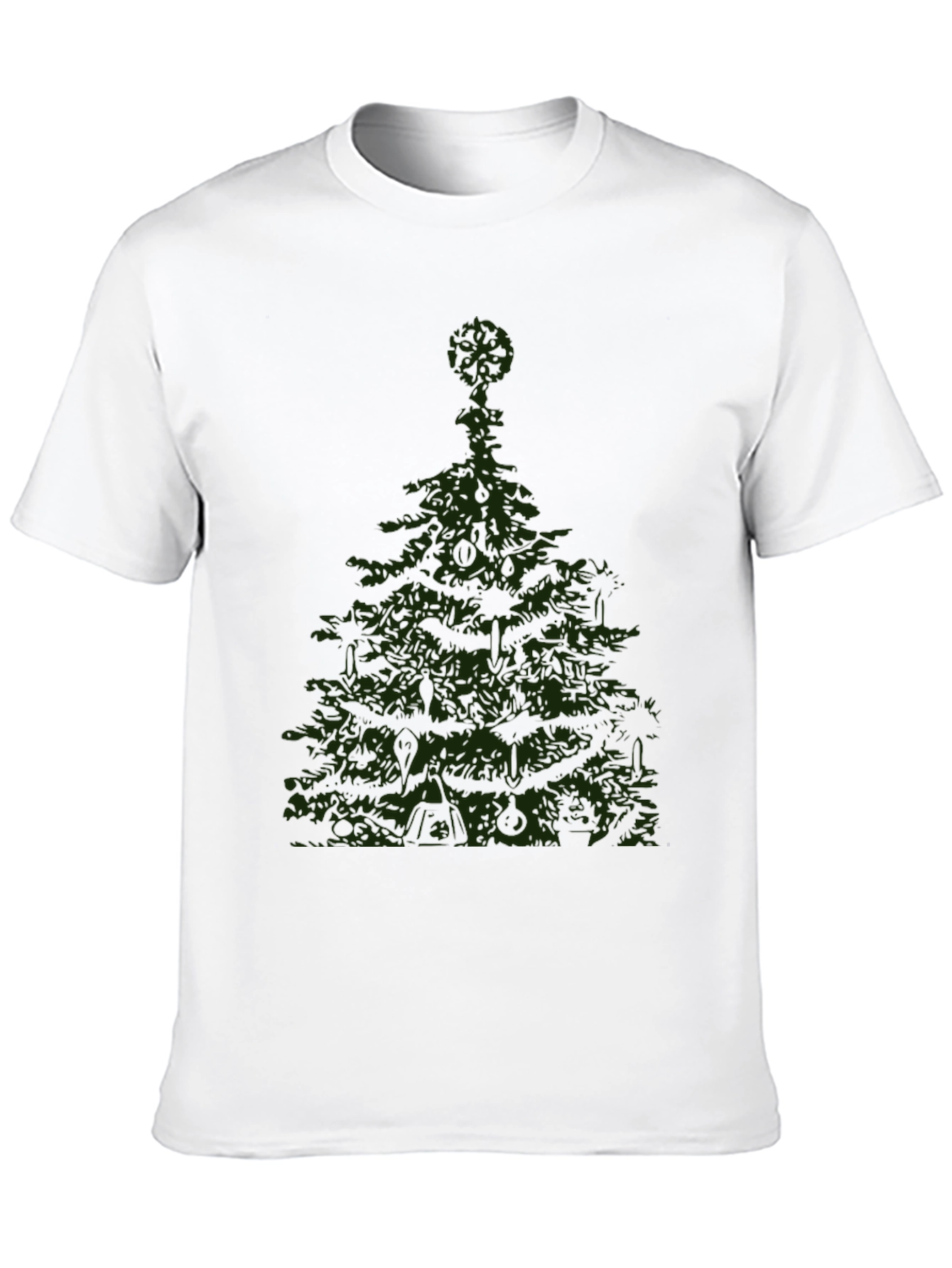 Christmas Tree Graphic Tee - Holiday Style