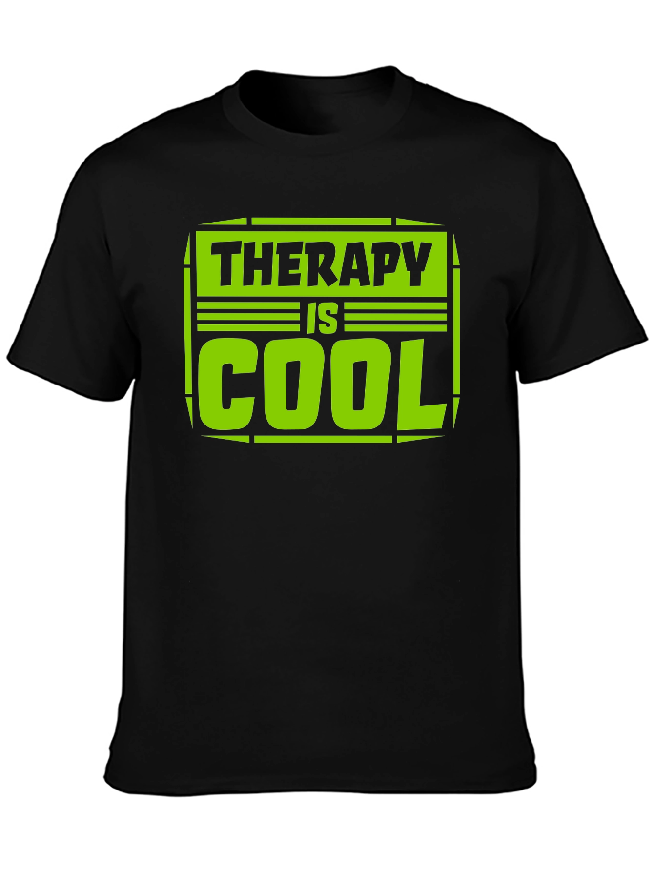Therapy is Cool Graphic Tee - Trendy Unisex T-Shirt