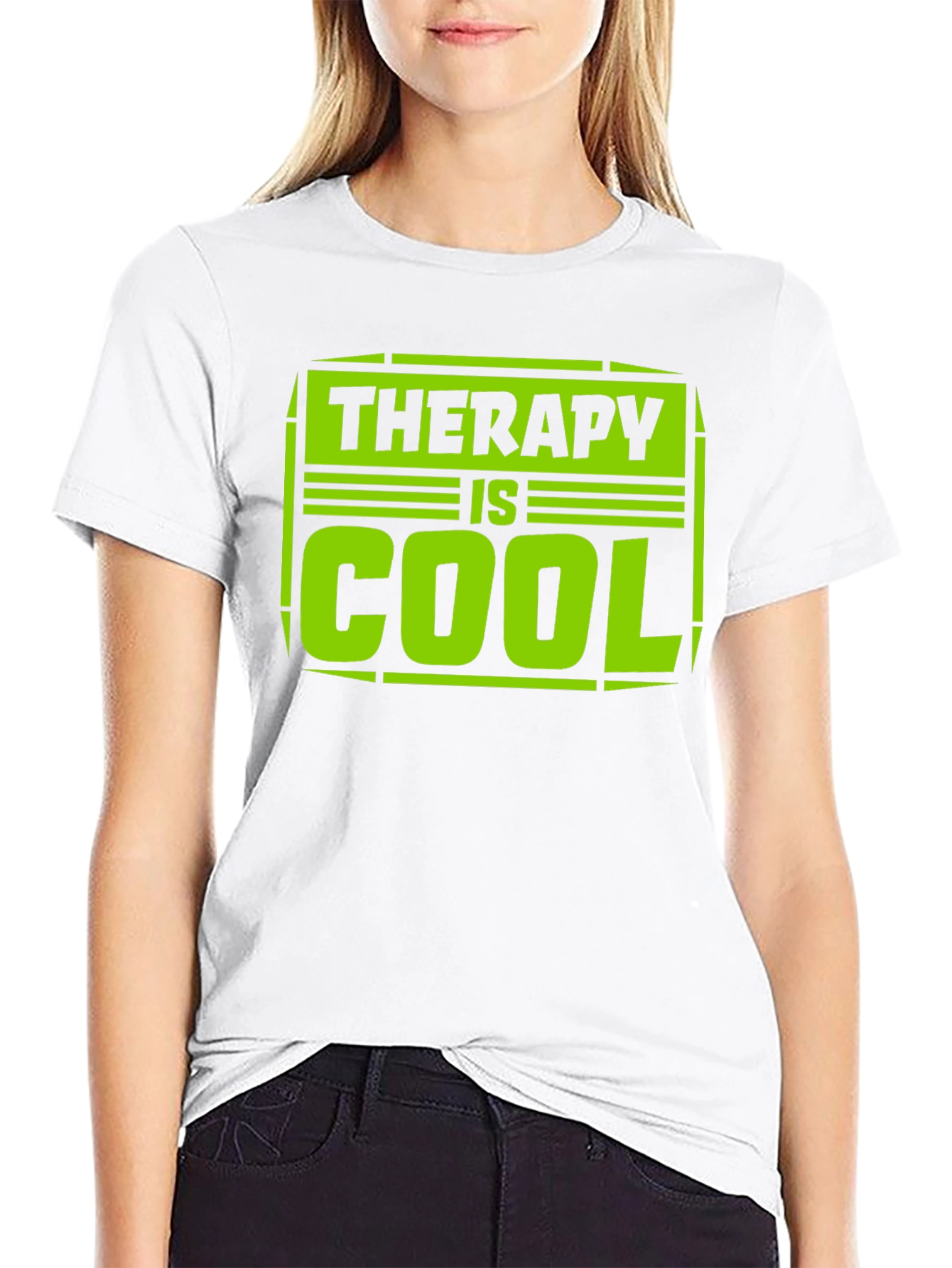 Therapy is Cool Graphic Tee - Trendy Unisex T-Shirt