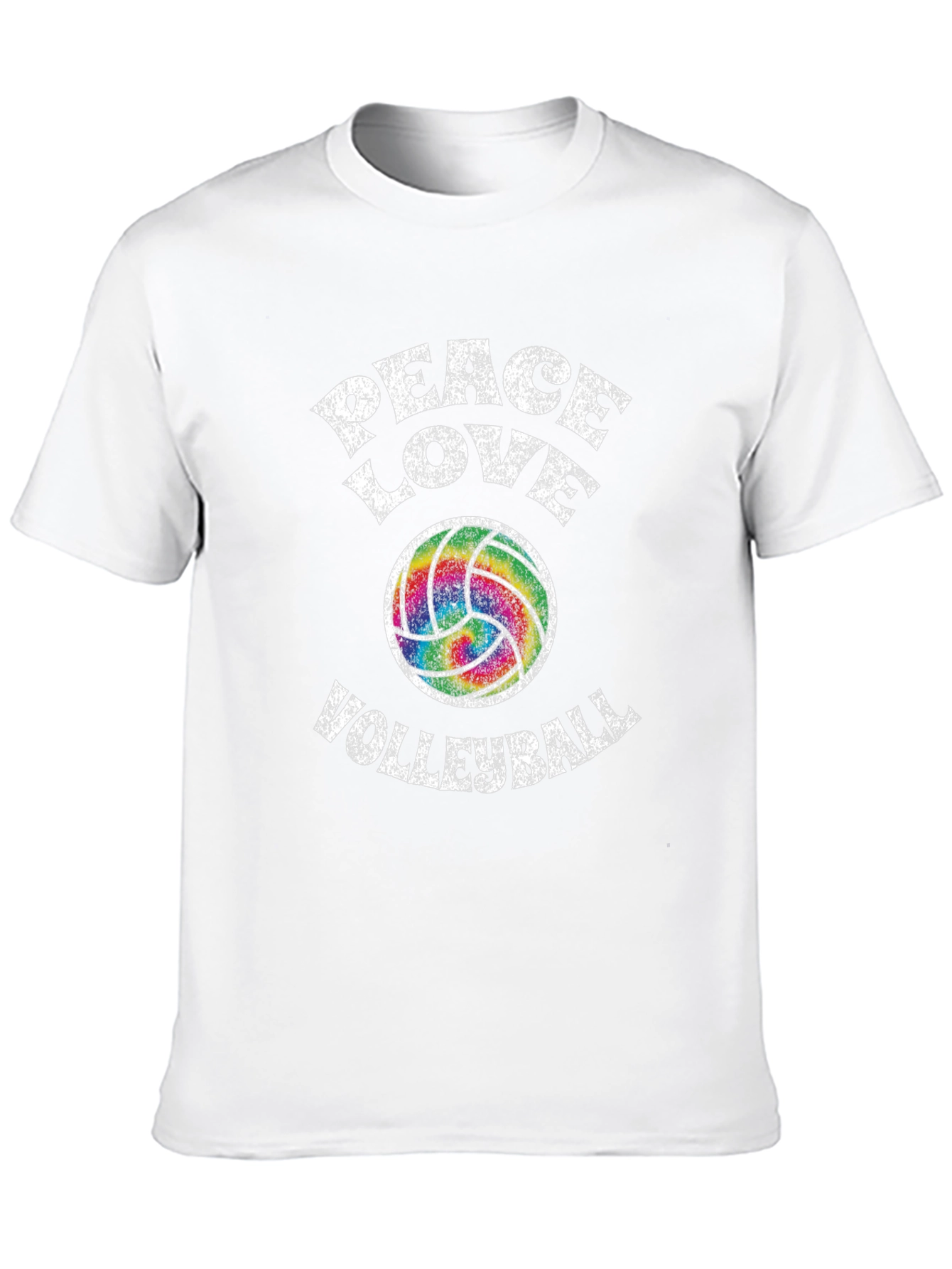 Peace Love Volleyball Graphic T-Shirt
