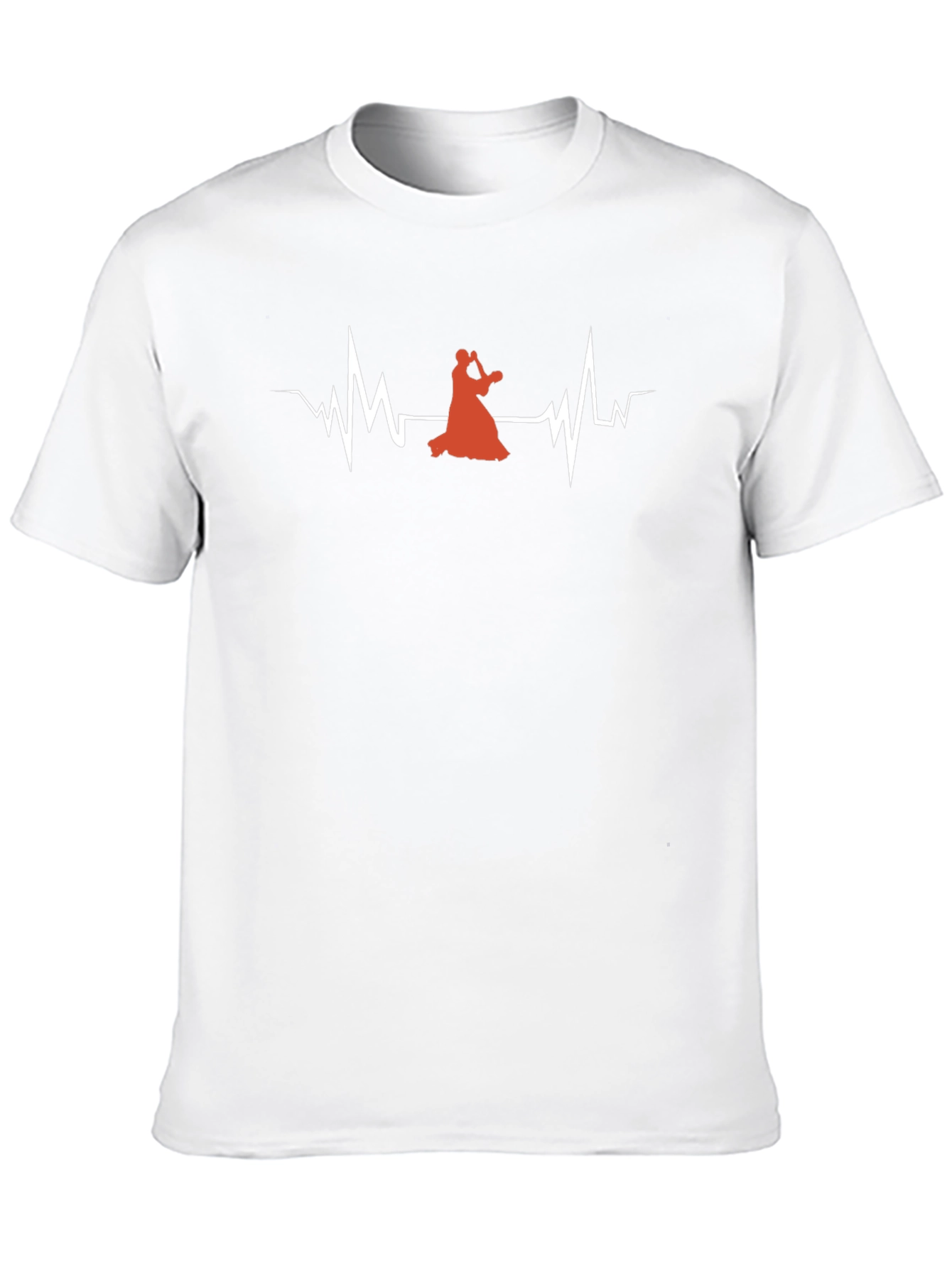 Dancing Heartbeat T-Shirt - Passionate Rhythm Tee