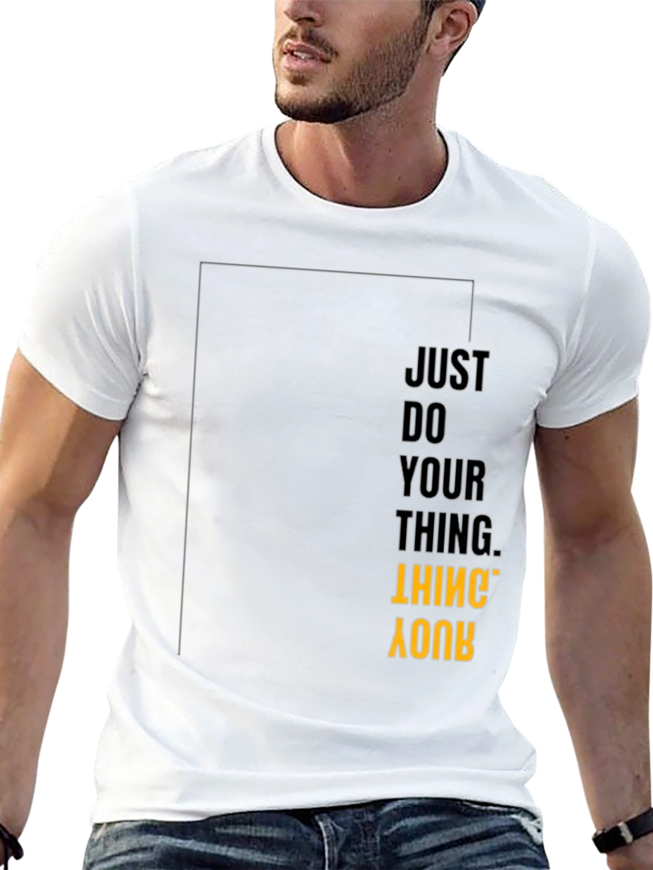 Just Do Your Thing Graphic Tee - Black