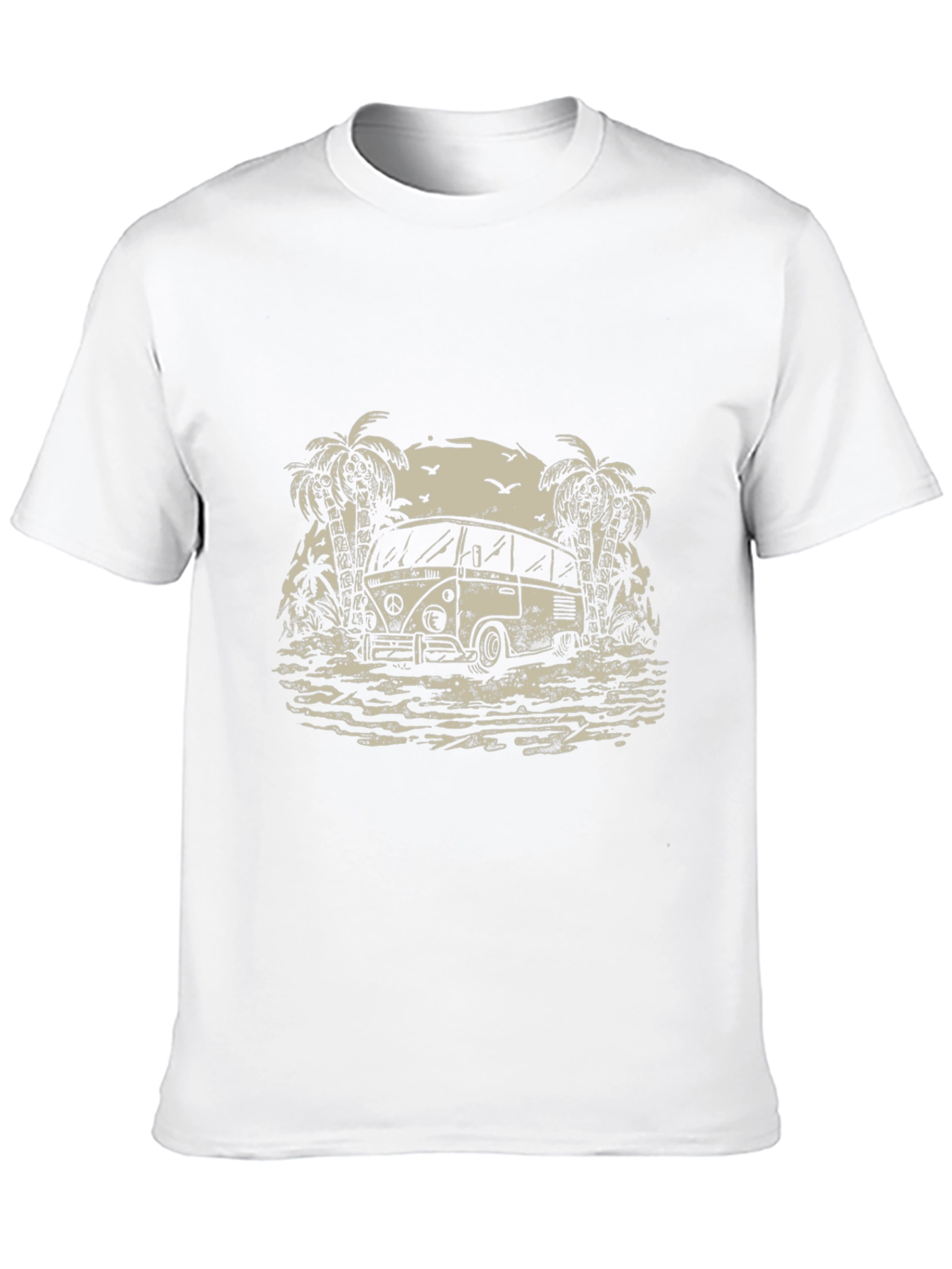 Retro Beach Van T-Shirt - Island Vibes