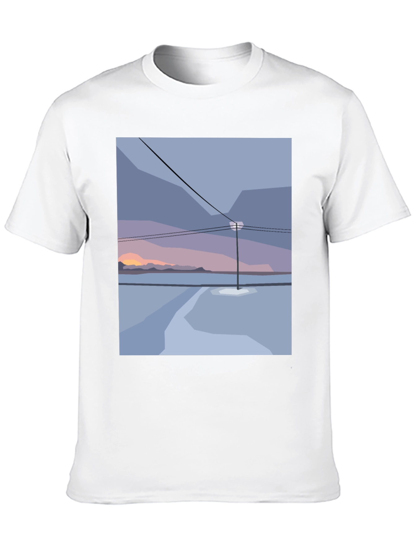 Minimalist Sunset Graphic Tee