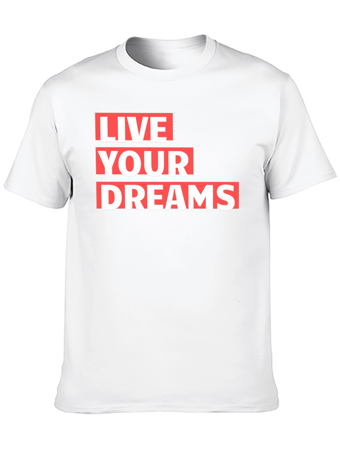 Live Your Dreams Graphic T-Shirt - Black