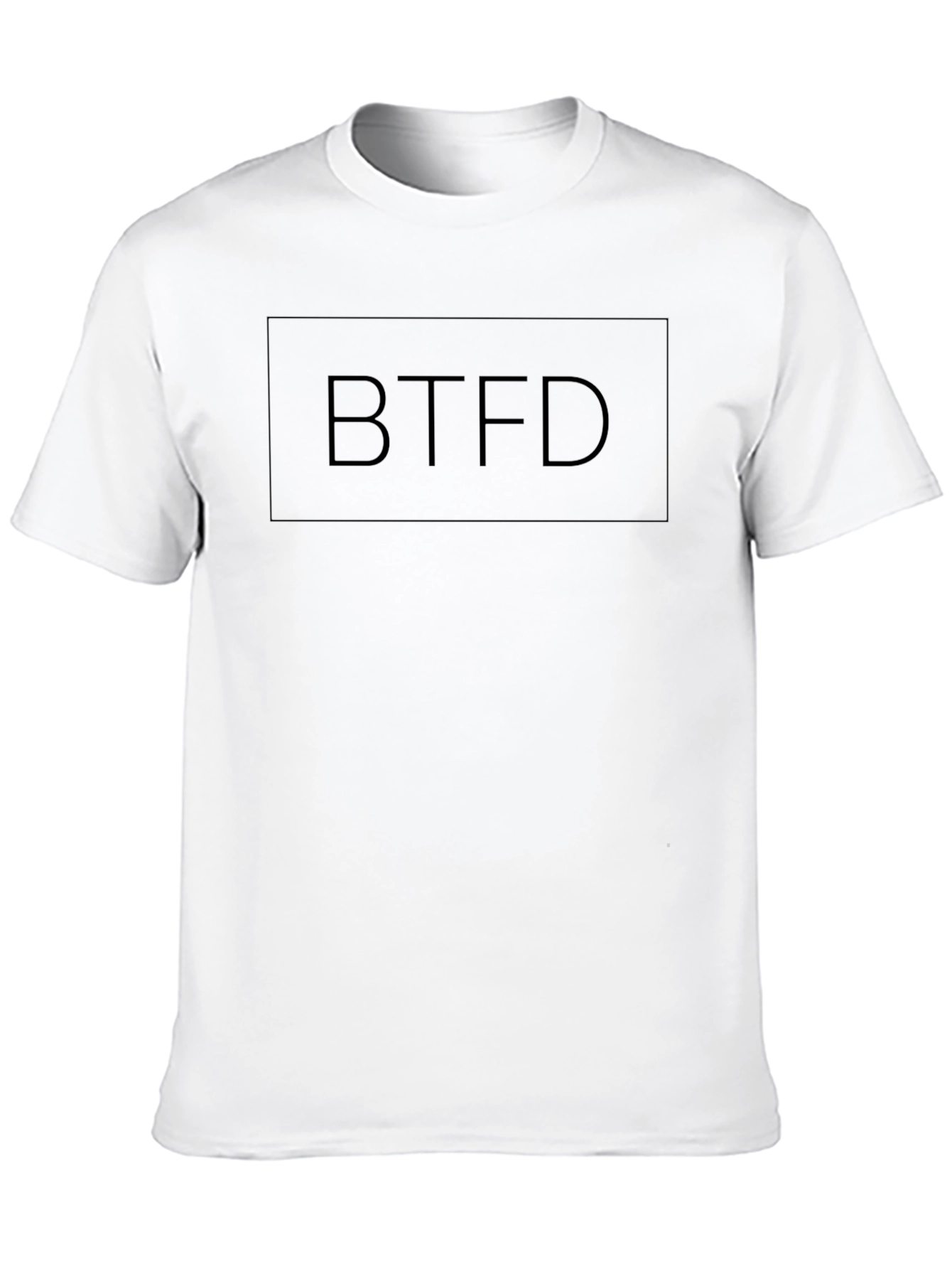 BTFD Black T-Shirt: Bold Minimalist Style