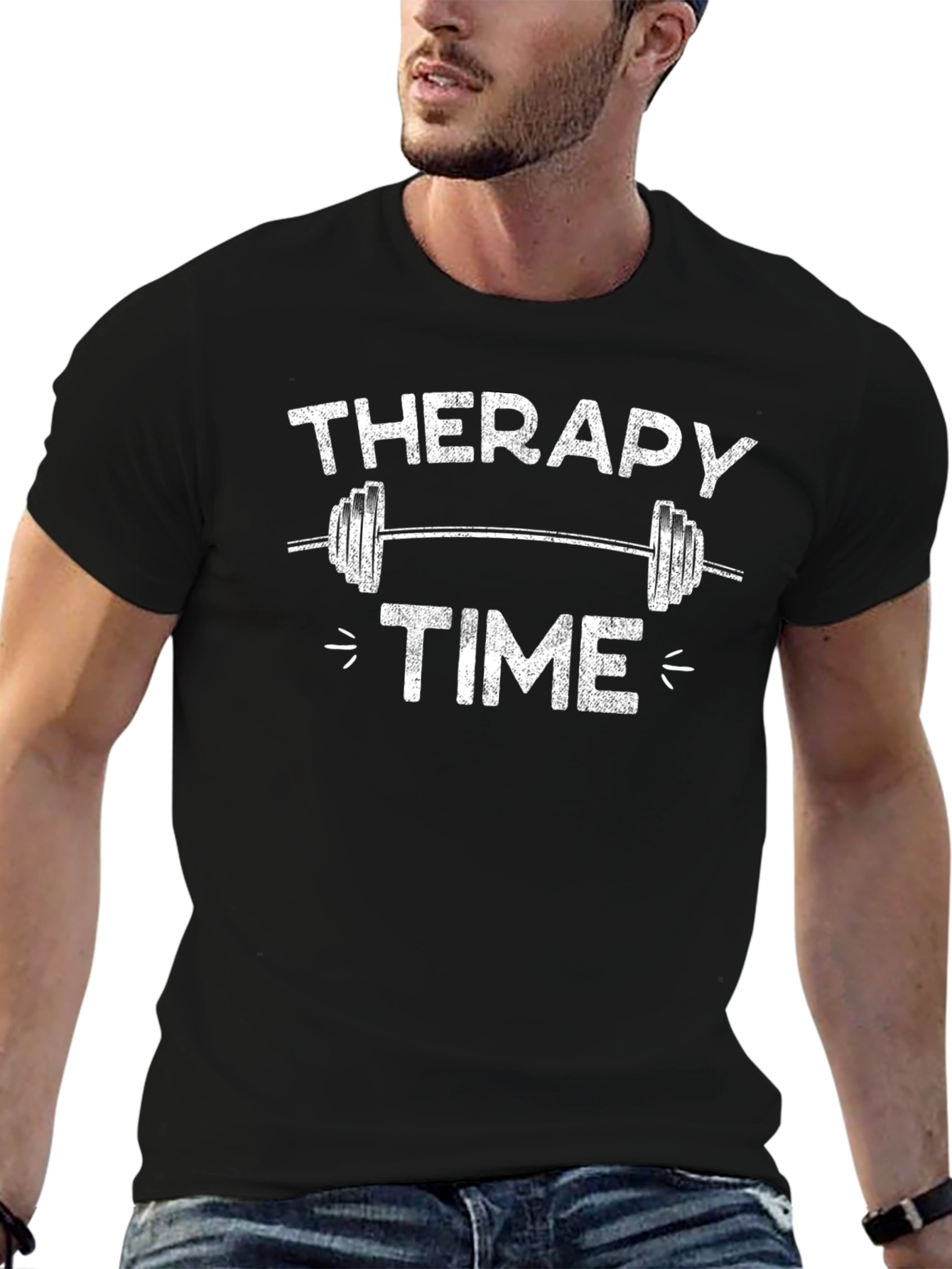 Therapy Time Workout T-Shirt - Black