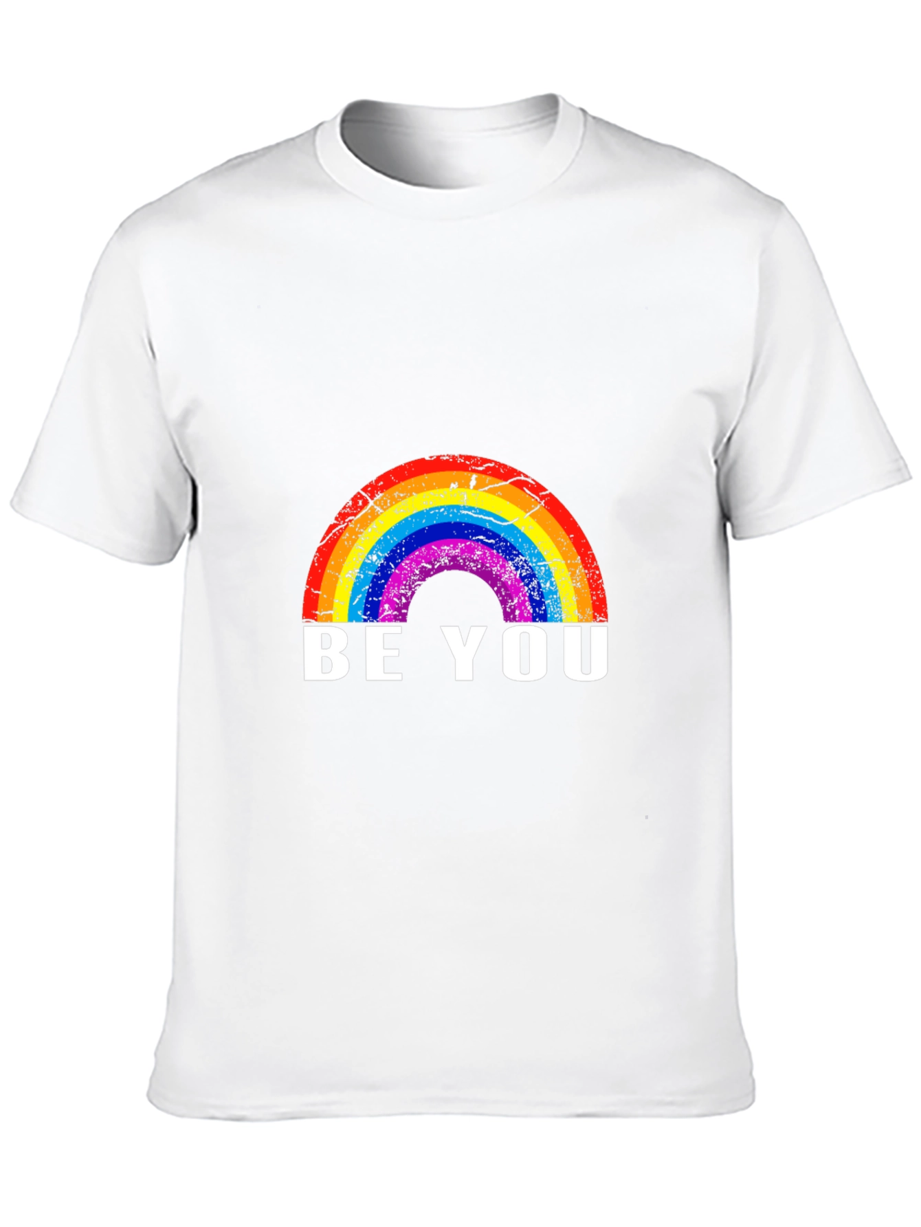 Rainbow Be You Black T-Shirt - Pride Apparel