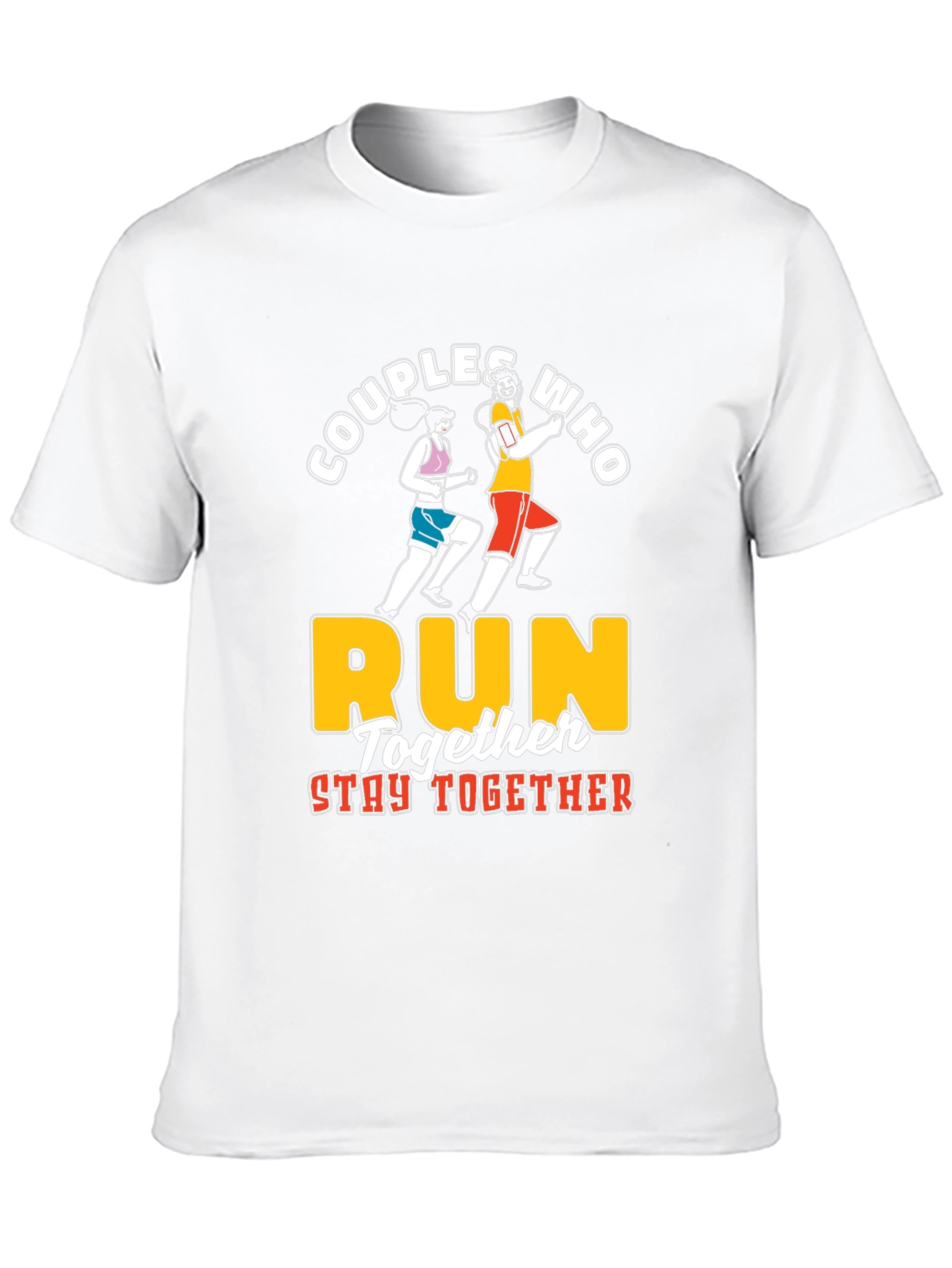 Couples Who Run Together T-Shirt