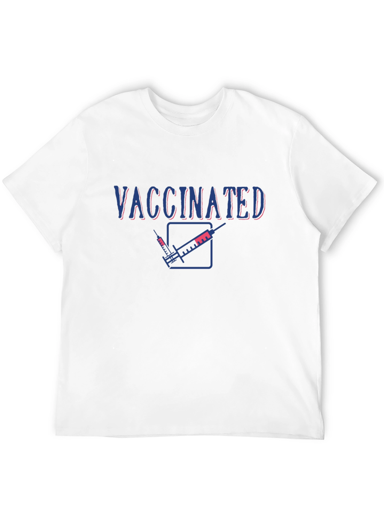 Vaccinated Graphic T-Shirt - Black