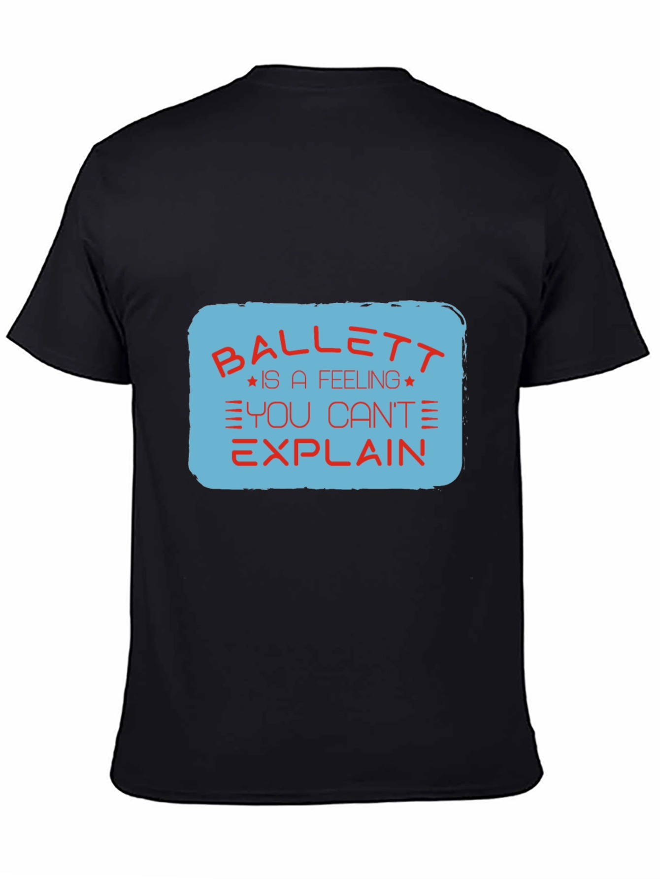 Ballett Feeling Mens Black Graphic Tee