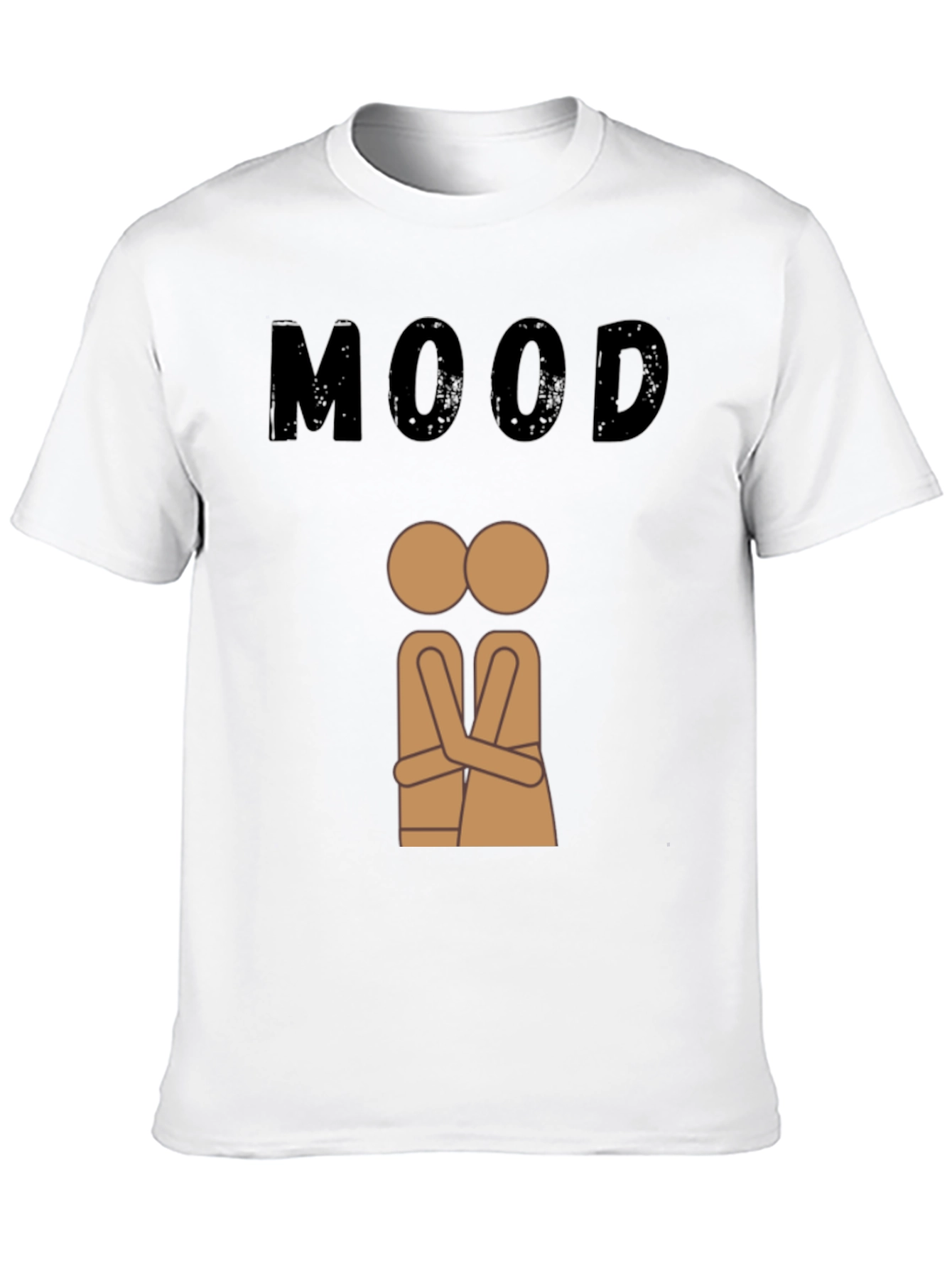 Moody Hugging Figures Black T-Shirt