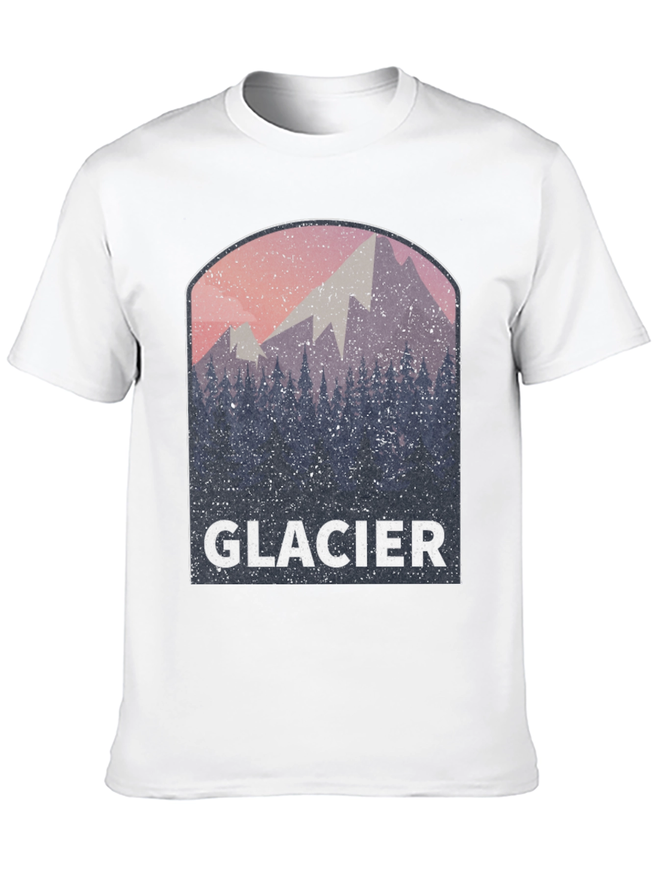 Glacier Graphic T-Shirt - Mountain Adventure Tee