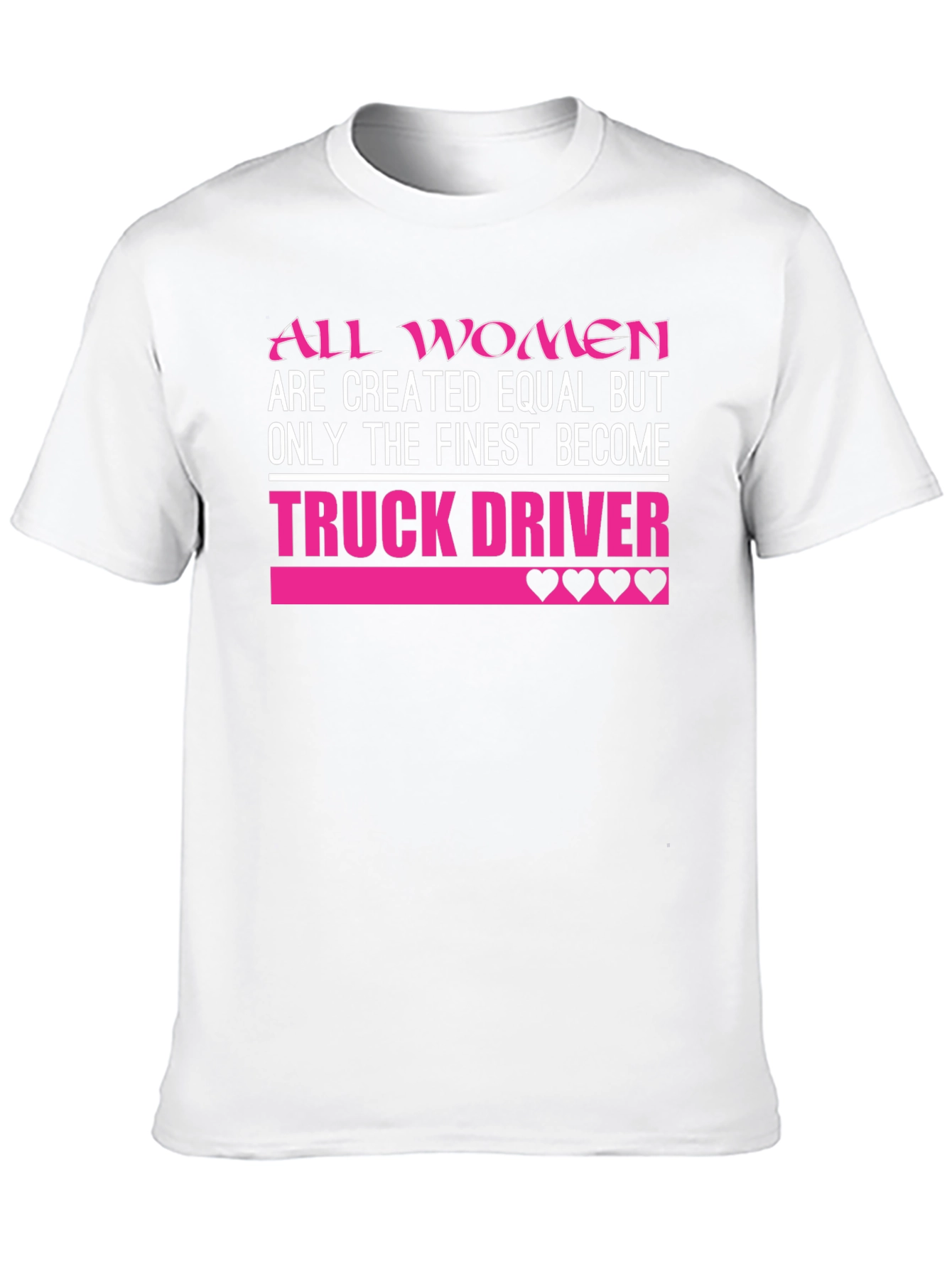 Finest Women Truck Driver Graphic T-Shirt