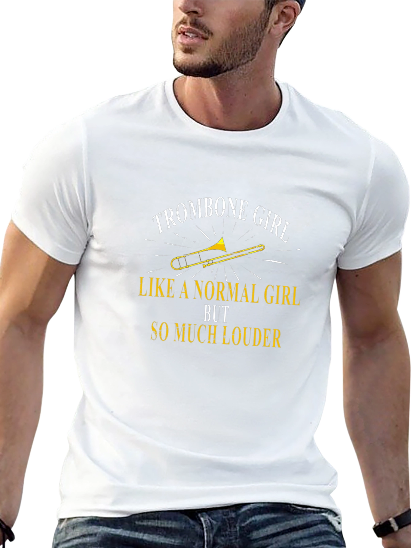 Trombone Girl So Much Louder Black T-Shirt