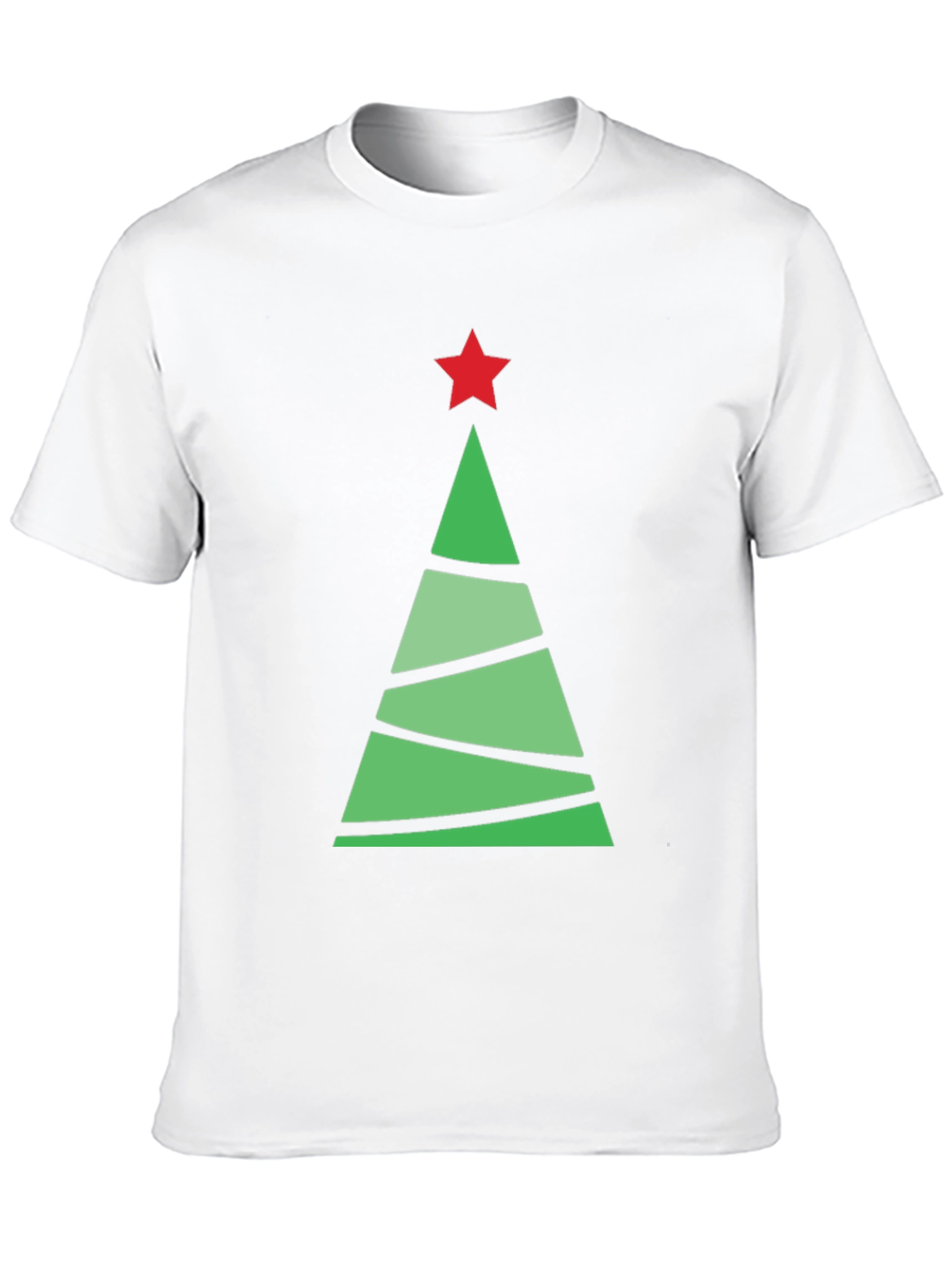 Festive Holiday Tree Graphic Tee - Christmas Style