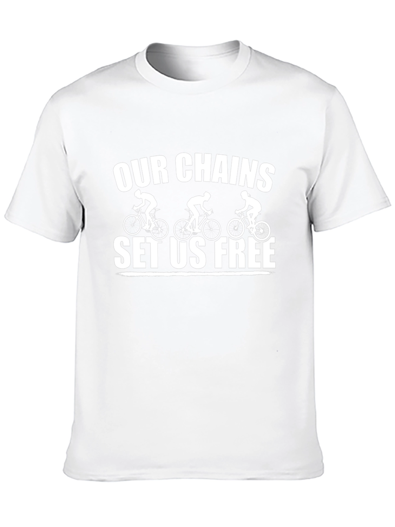 Our Chains Set Us Free Cycling Graphic Tee
