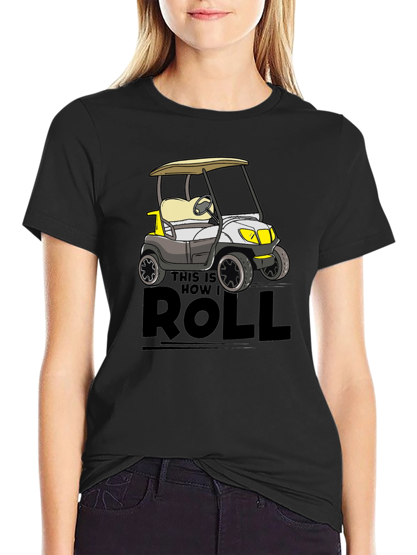 This Is How I Roll Golf Cart Tee
