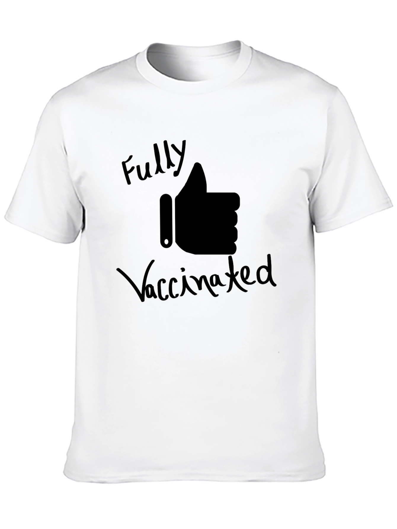 Fully Vaccinated Graphic Tee - Black