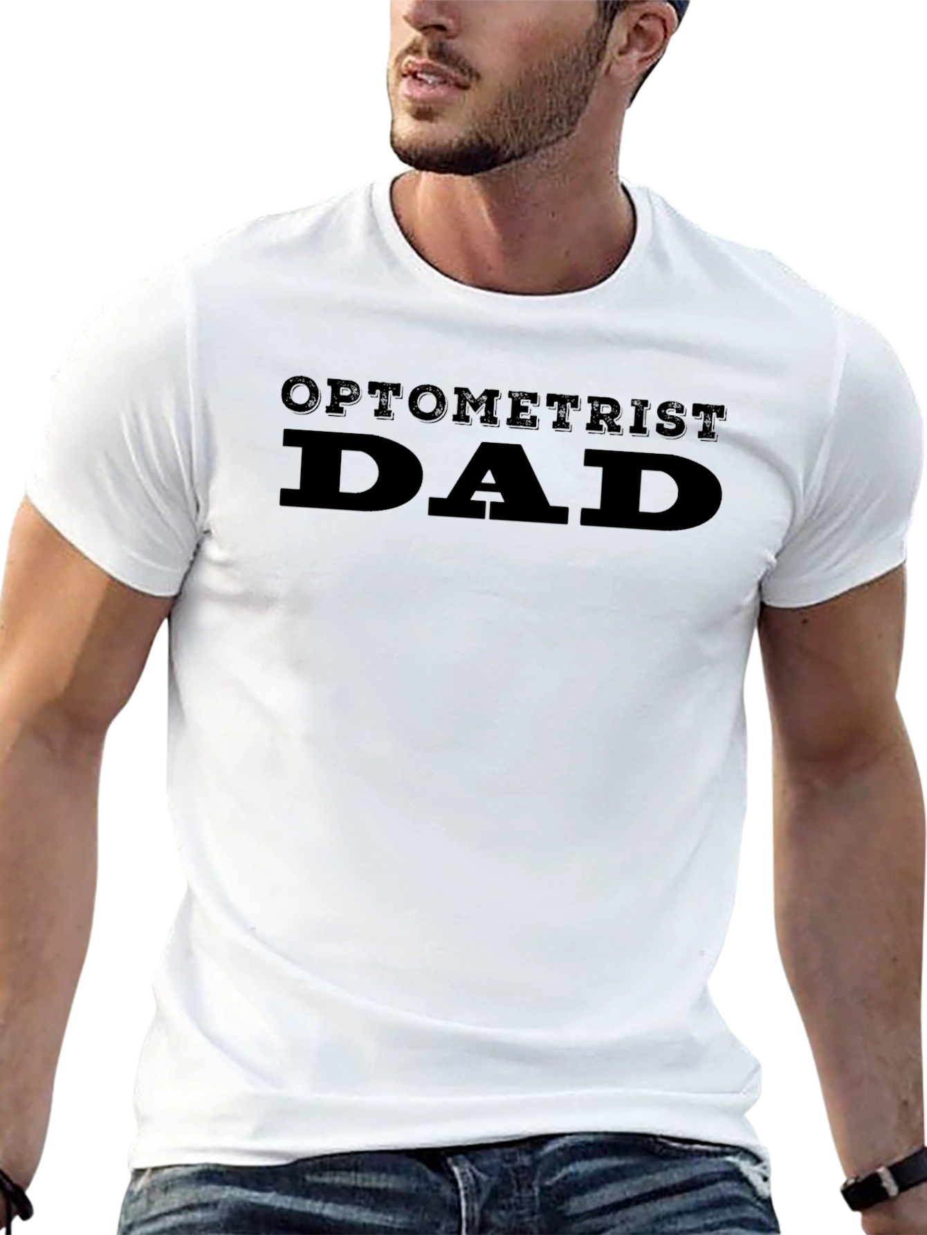Optometrist Dad T-Shirt - Black