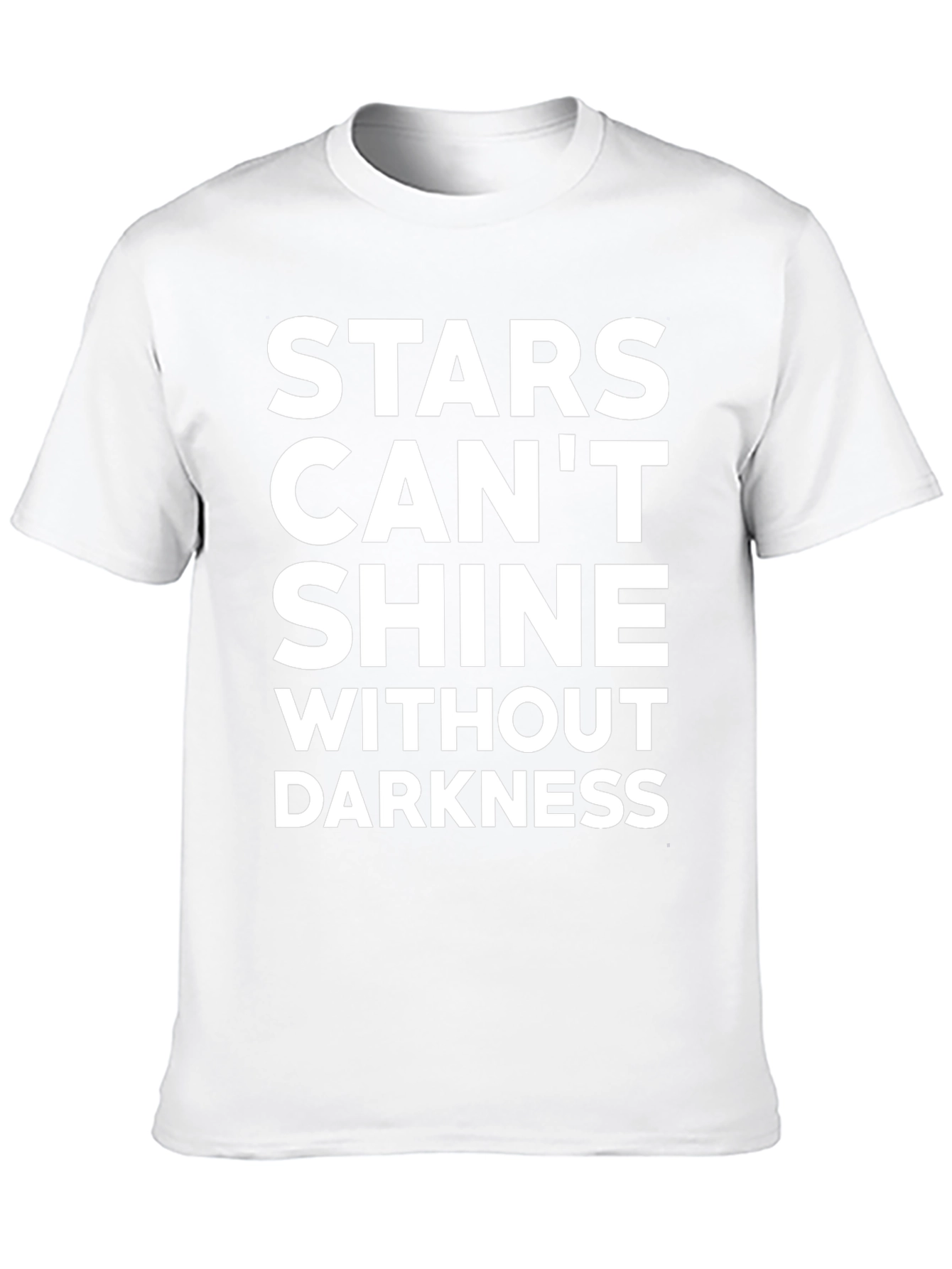Inspirational Stars Graphic Tee - Unisex Black T-Shirt