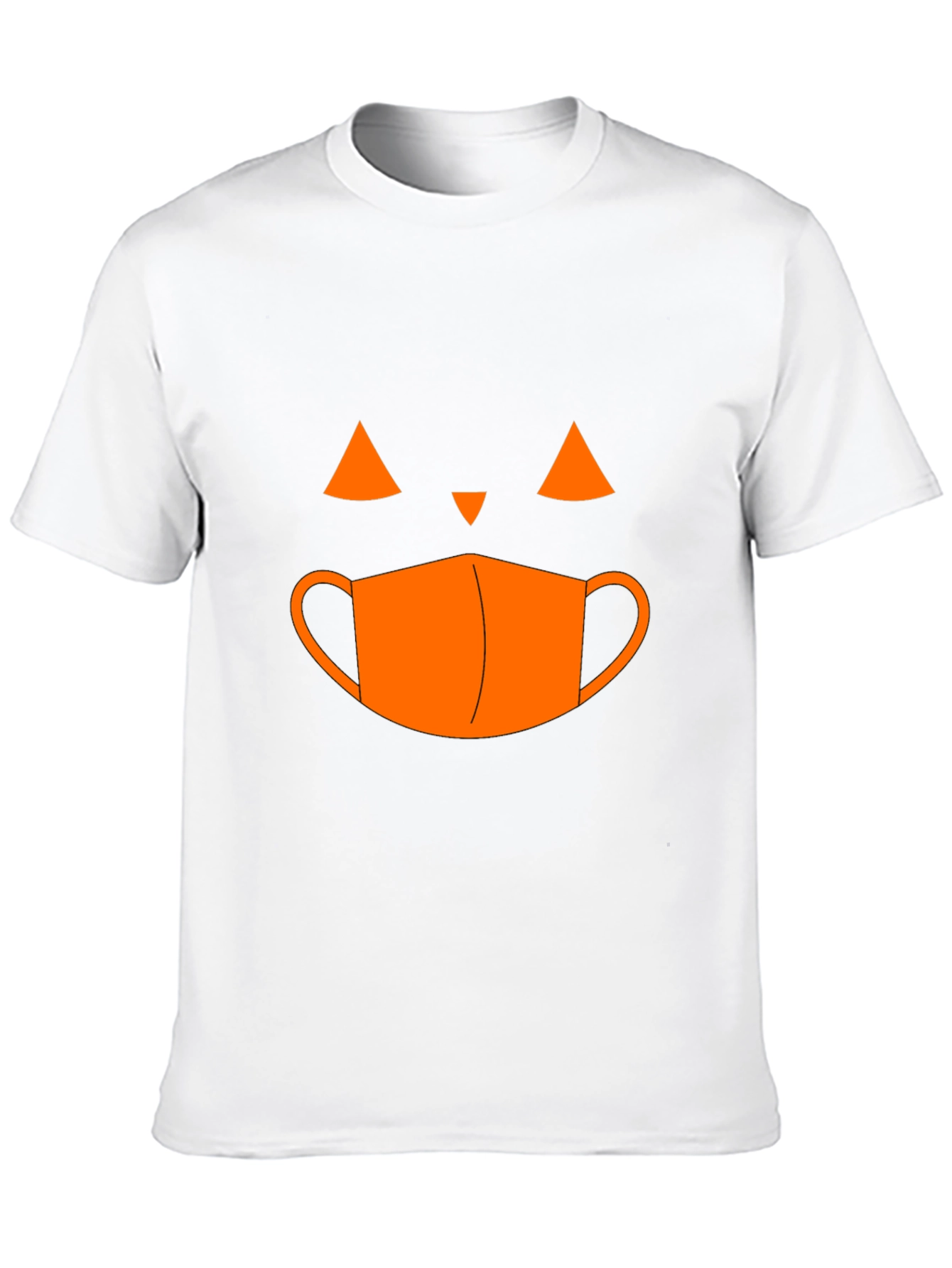 Halloween Pumpkin Face Mask T-Shirt