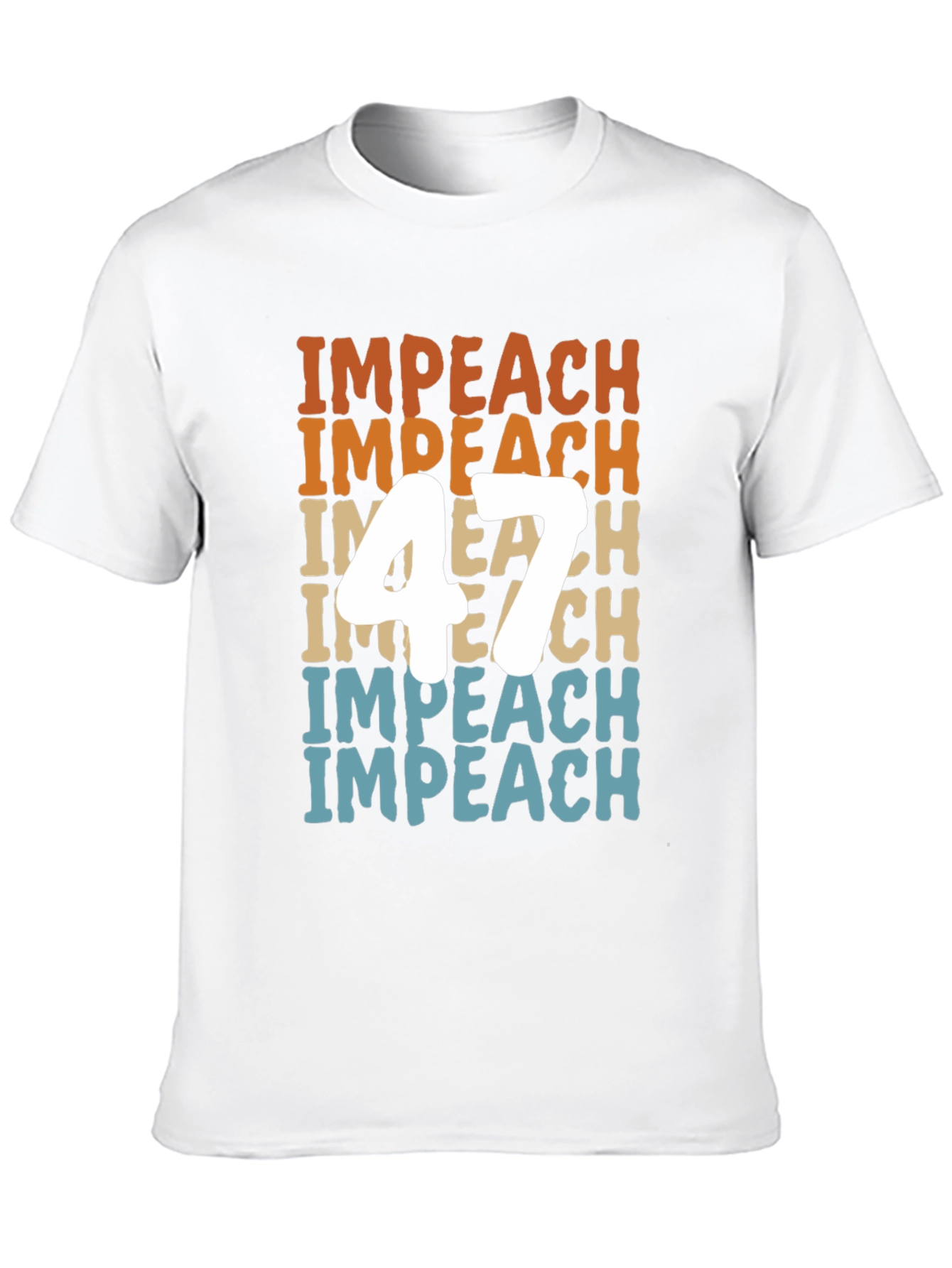 Impeach 47 Graphic Tee - Political Statement Shirt