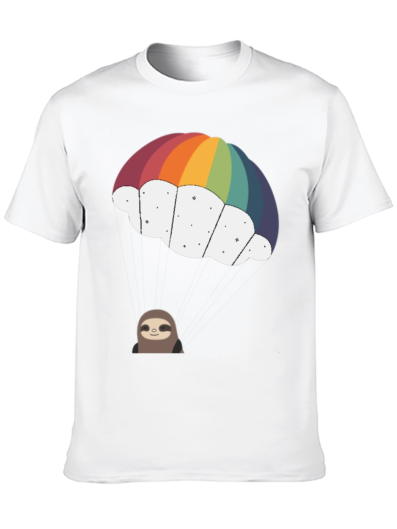 Sloth Parachute Graphic Tee - Comfort & Style