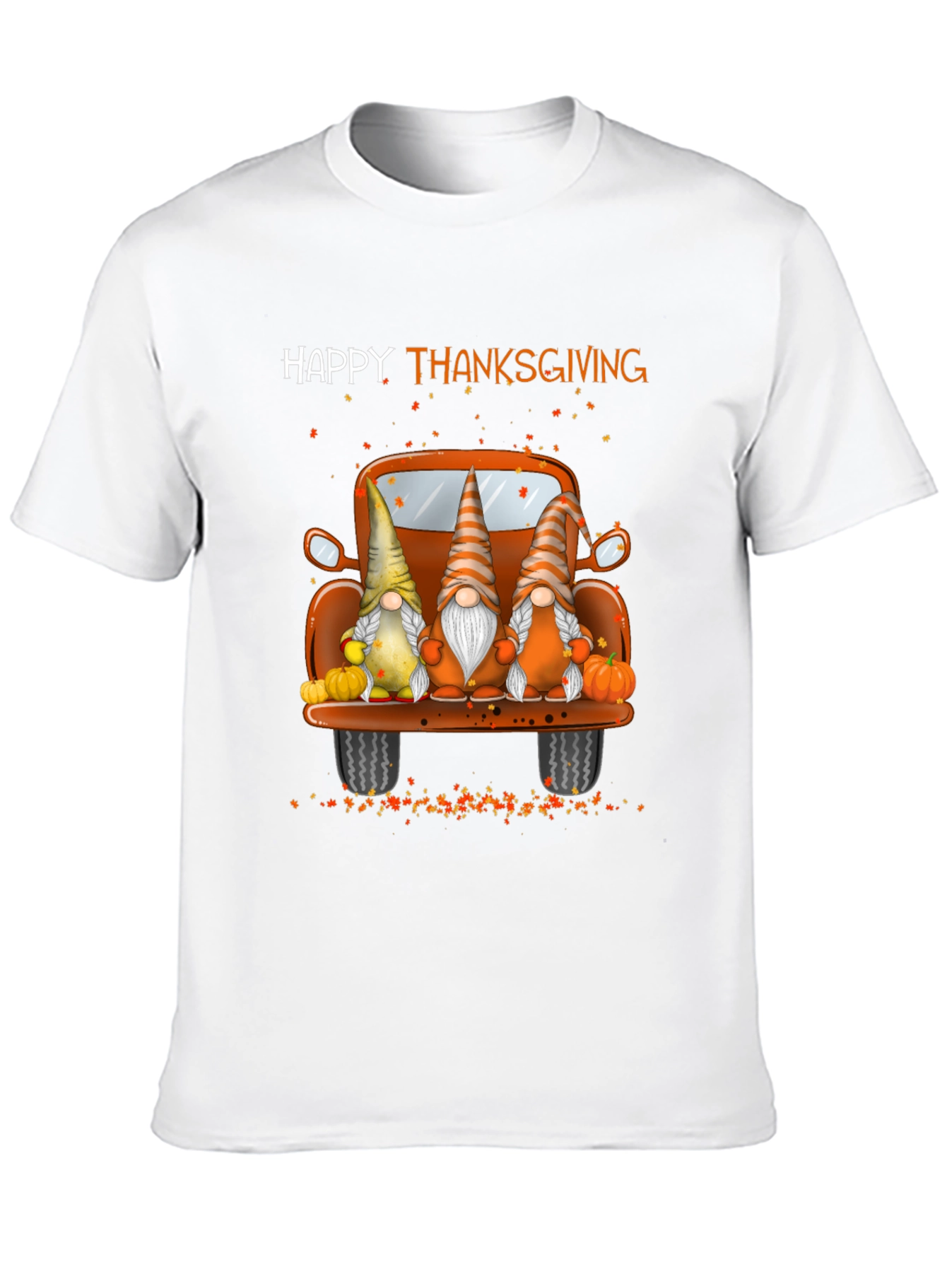 Happy Thanksgiving Gnomes Truck T-Shirt
