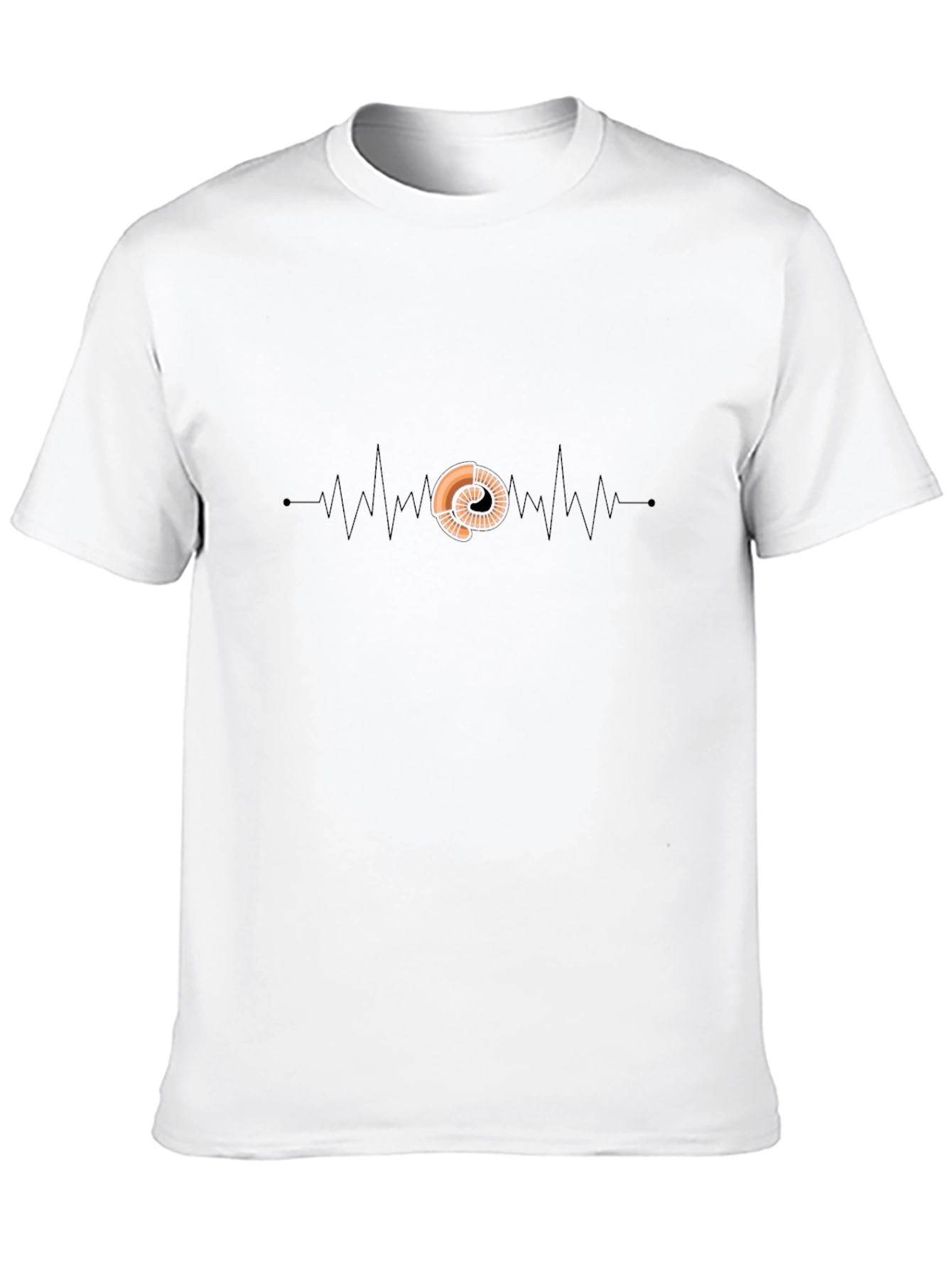 Heartbeat Ammonite T-Shirt - Black