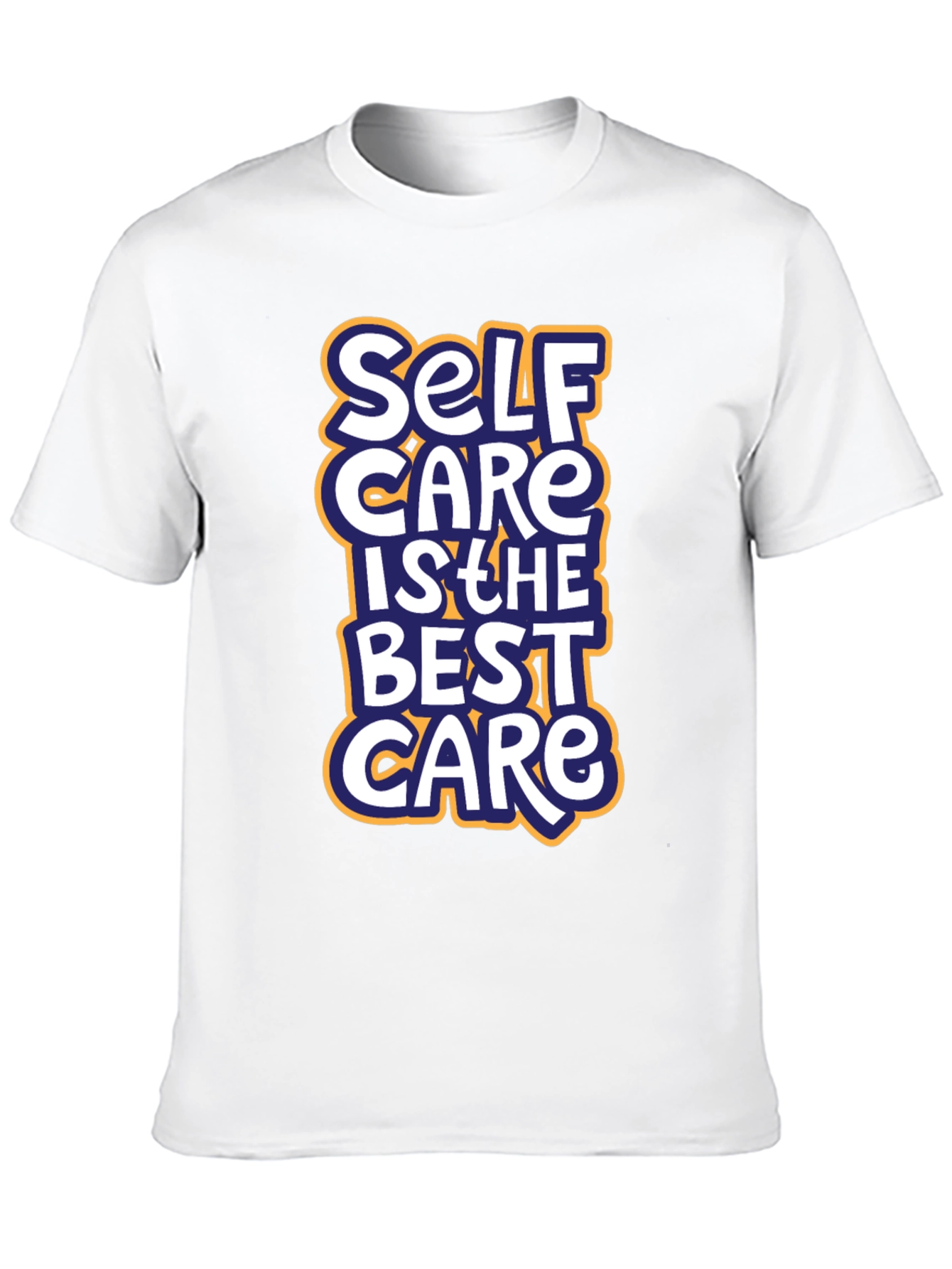 Self Care Graphic Tee - Black Cotton T-Shirt