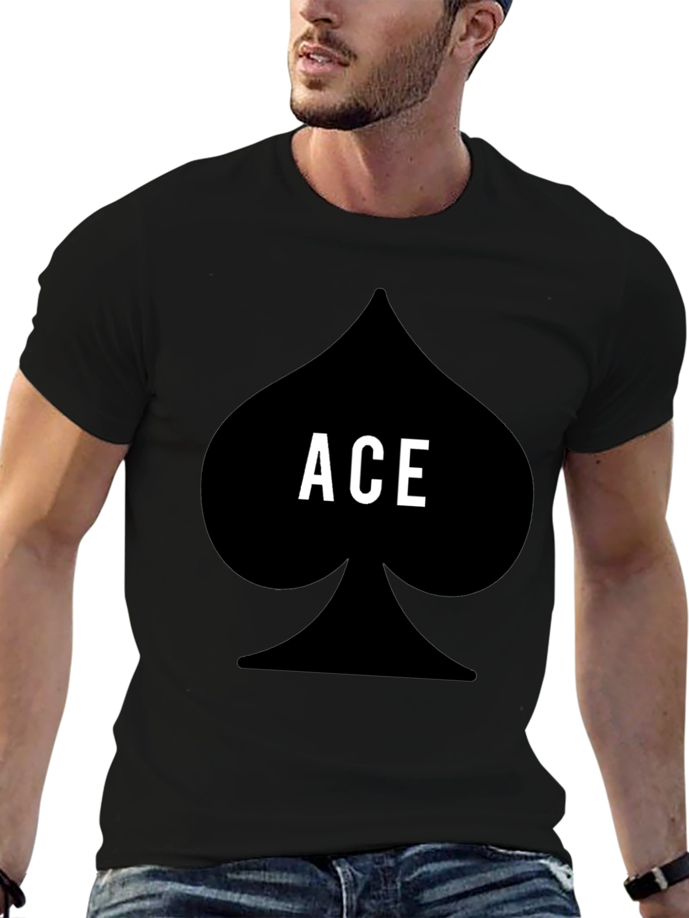 Ace of Spades Graphic T-Shirt - Classic Design