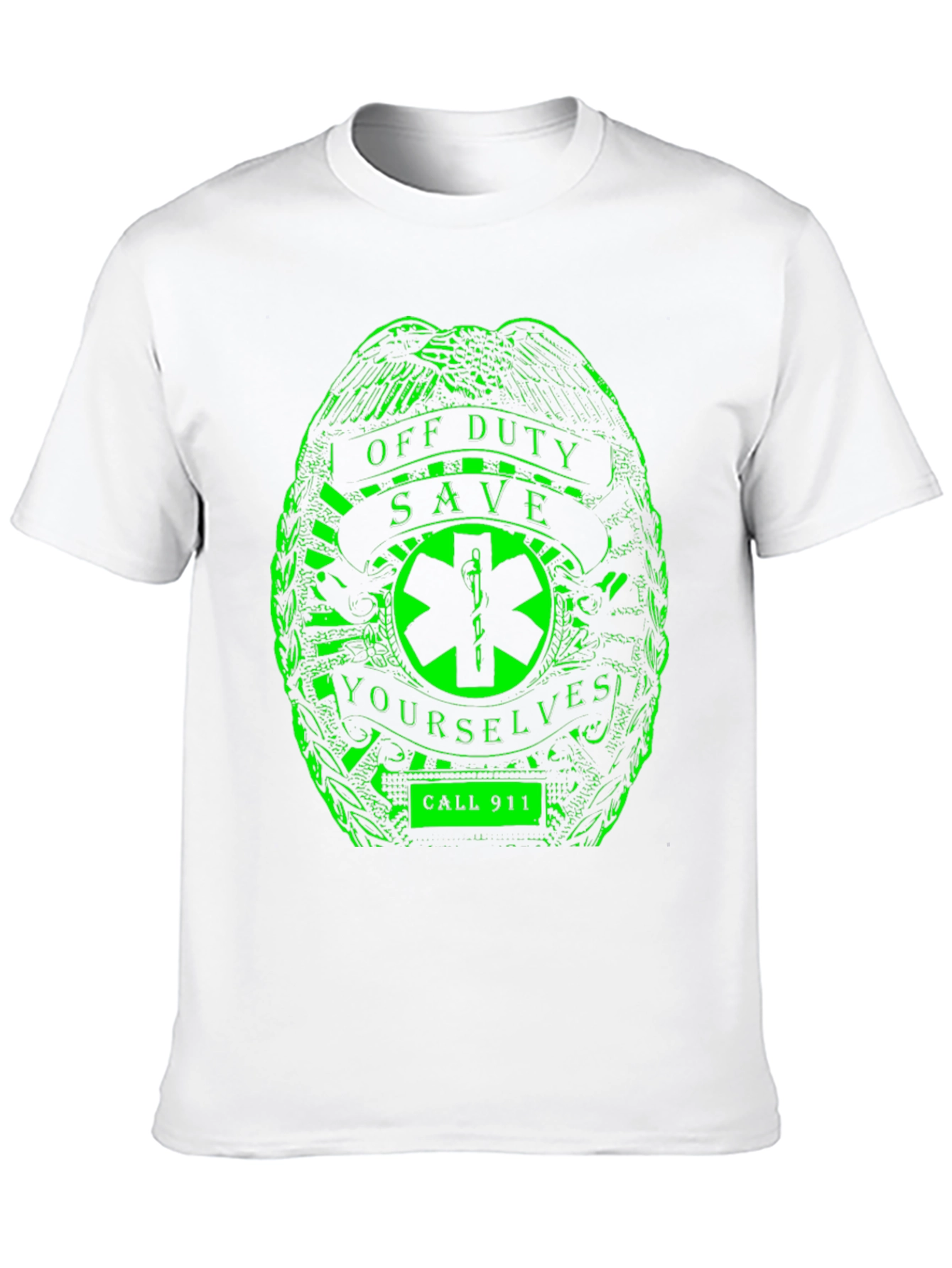 Off Duty Save Yourselves Black T-Shirt