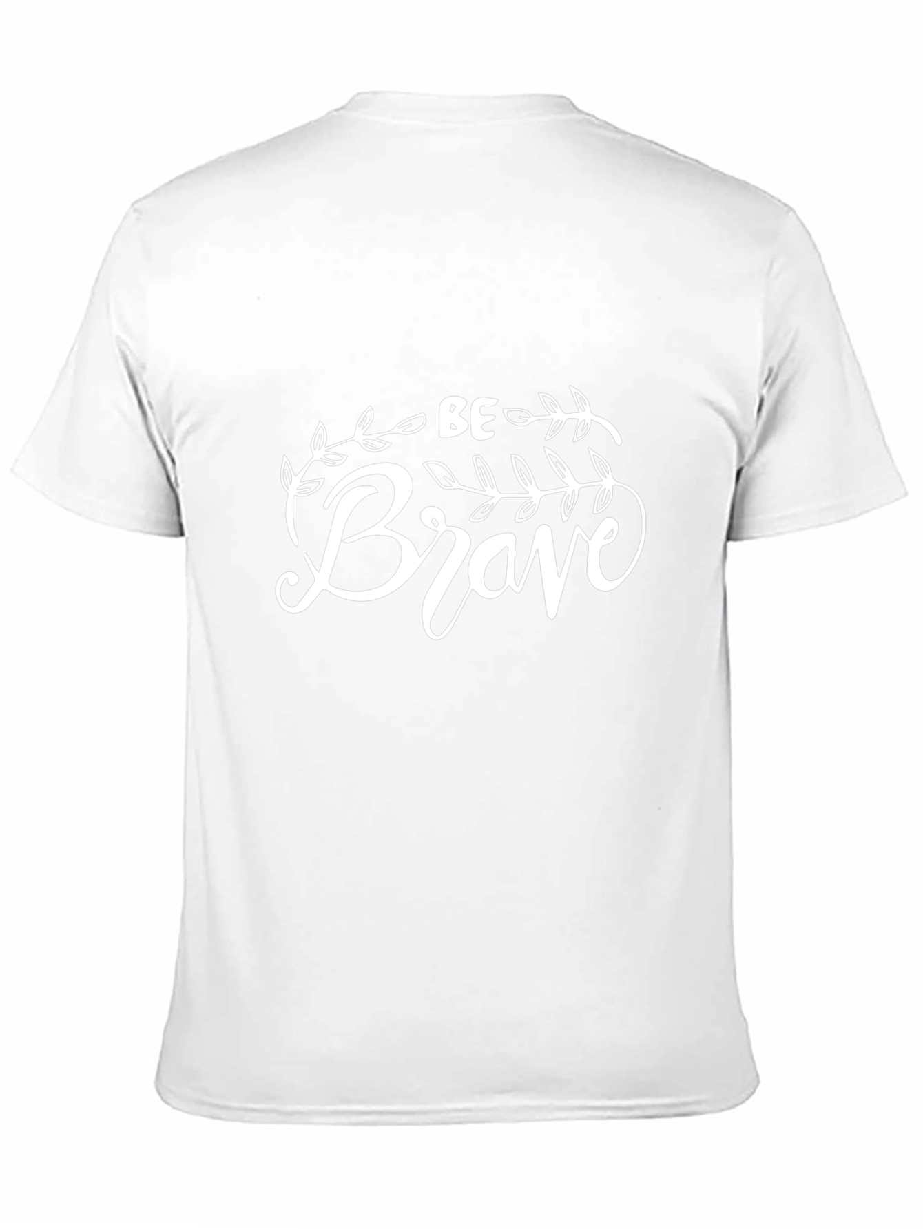Be Brave Graphic Tee - Black Cotton T-Shirt