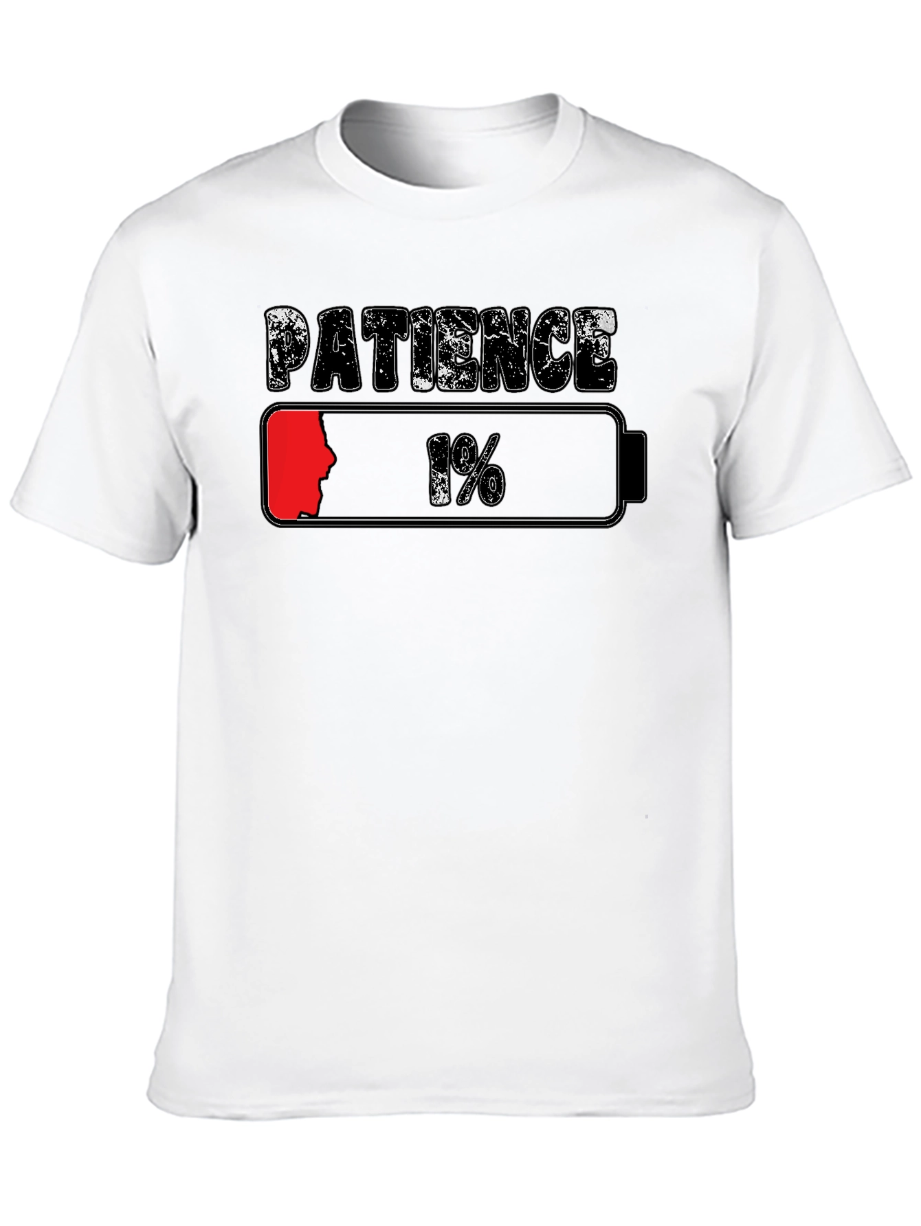 Patience Low Battery T-Shirt