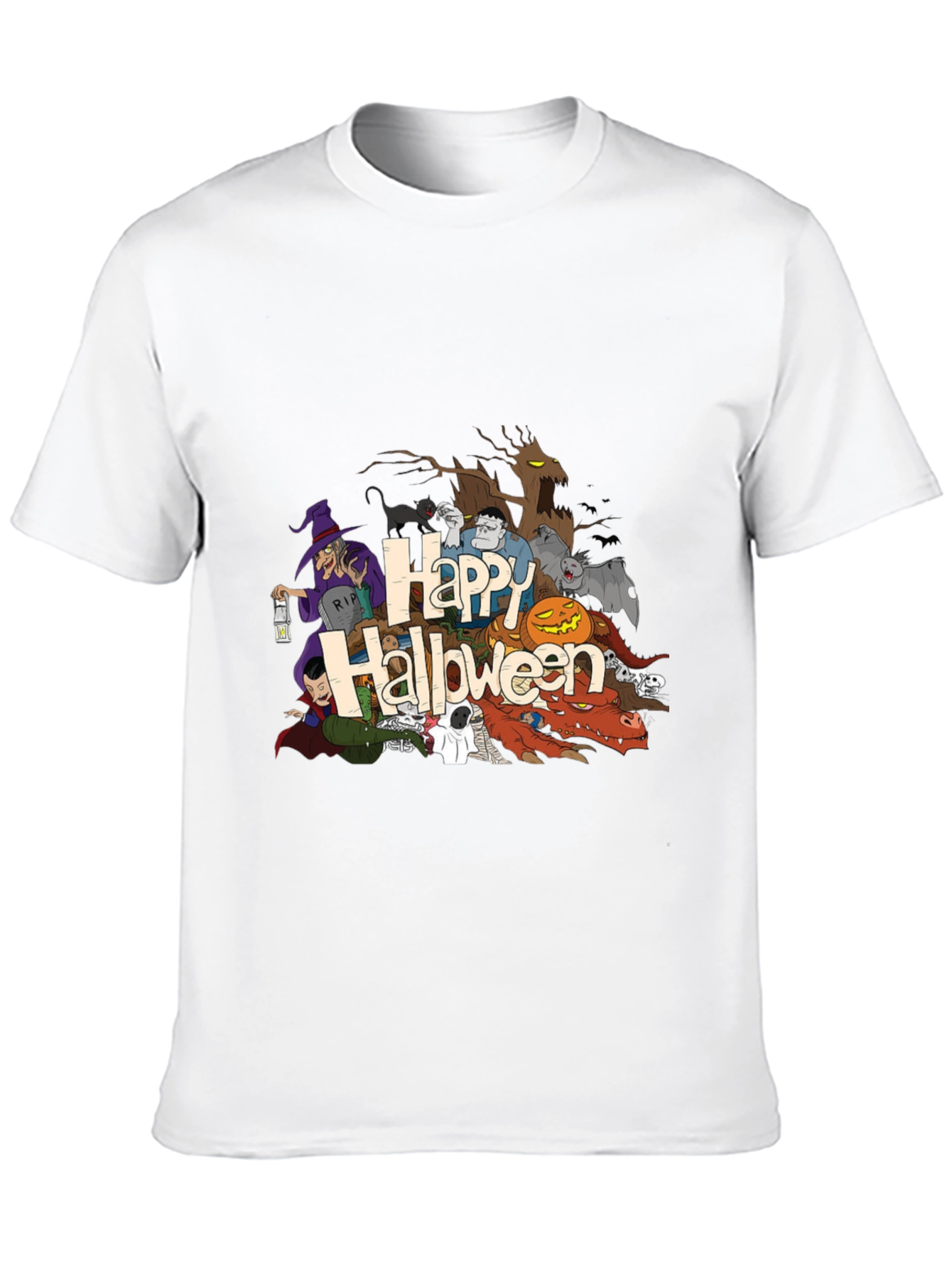 Happy Halloween Cartoon T-Shirt