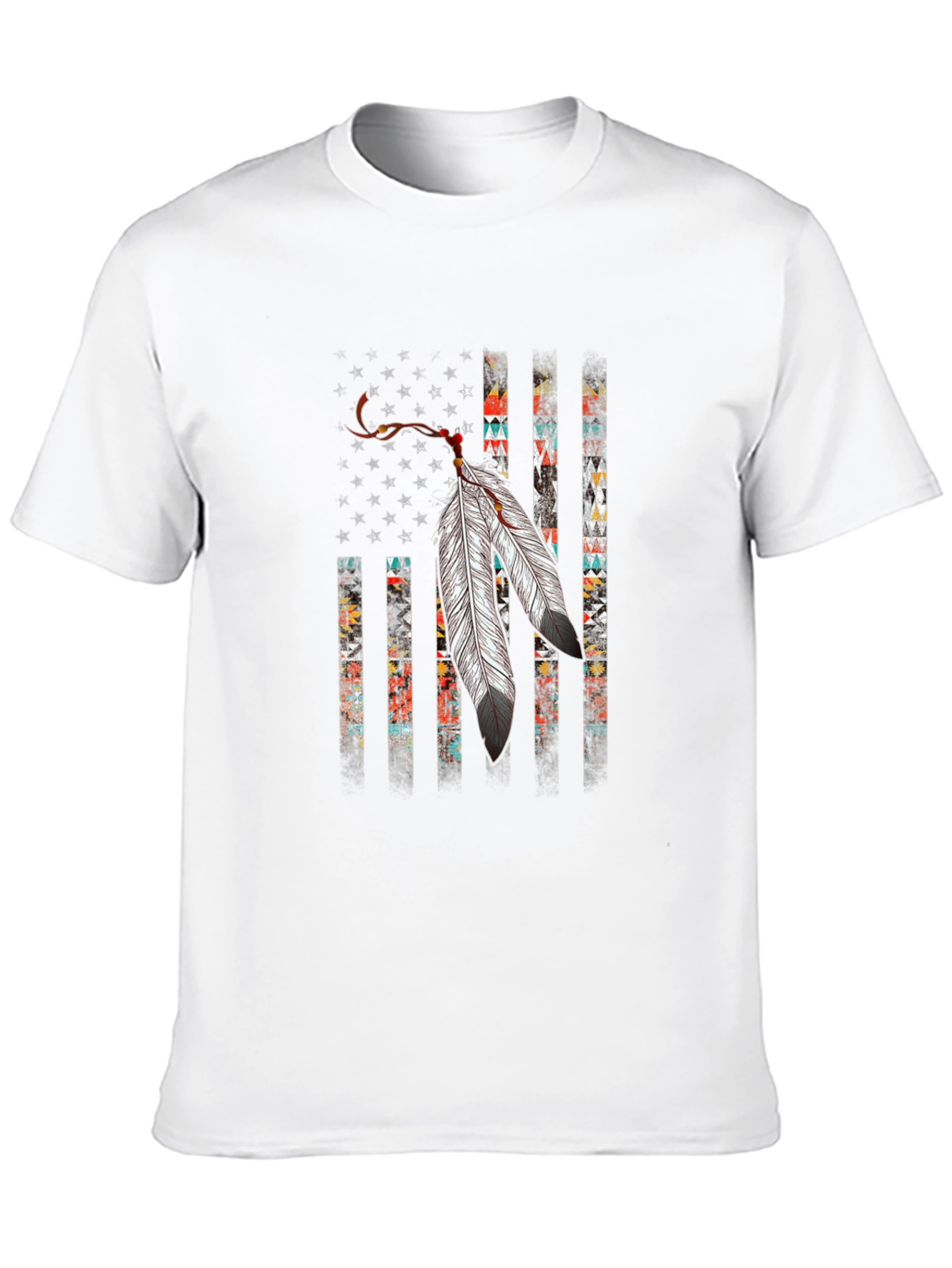 Native American Flag Graphic T-Shirt