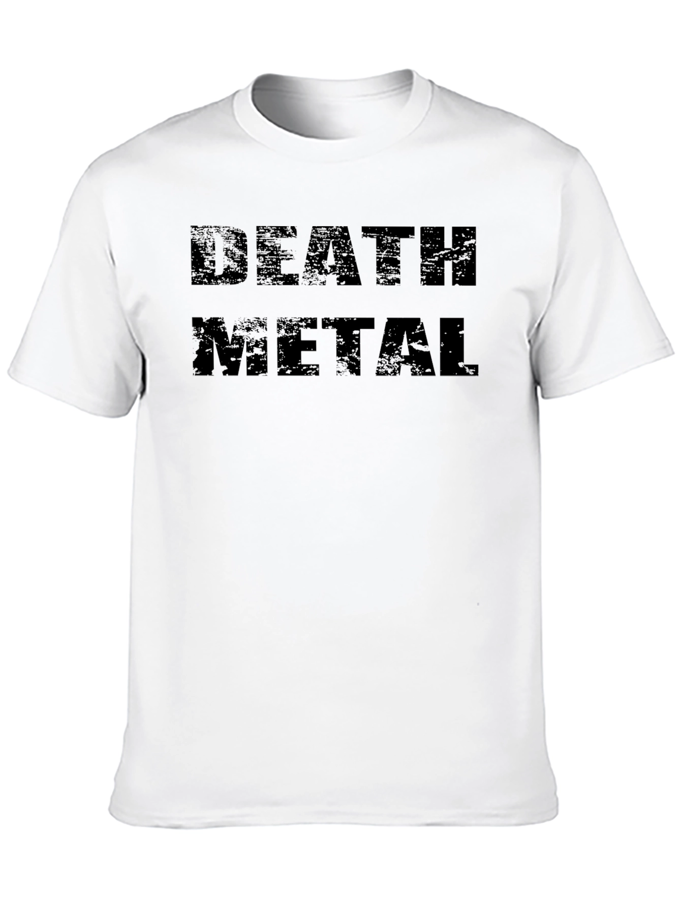 Death Metal Band Tee - Black Graphic T-Shirt