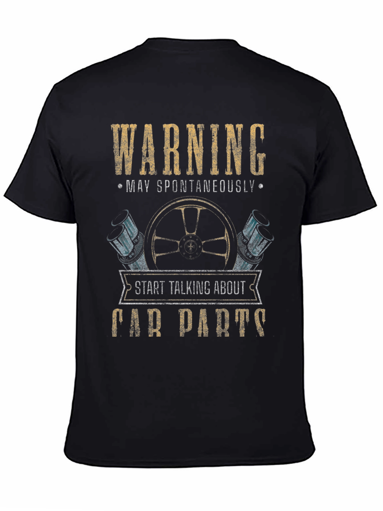 Warning Car Parts T-Shirt