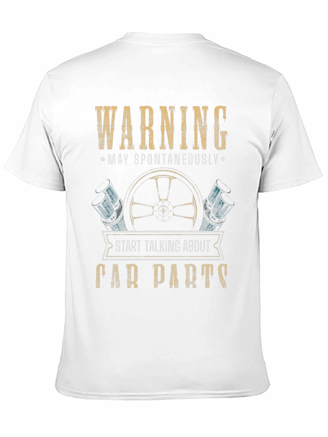 Warning Car Parts T-Shirt
