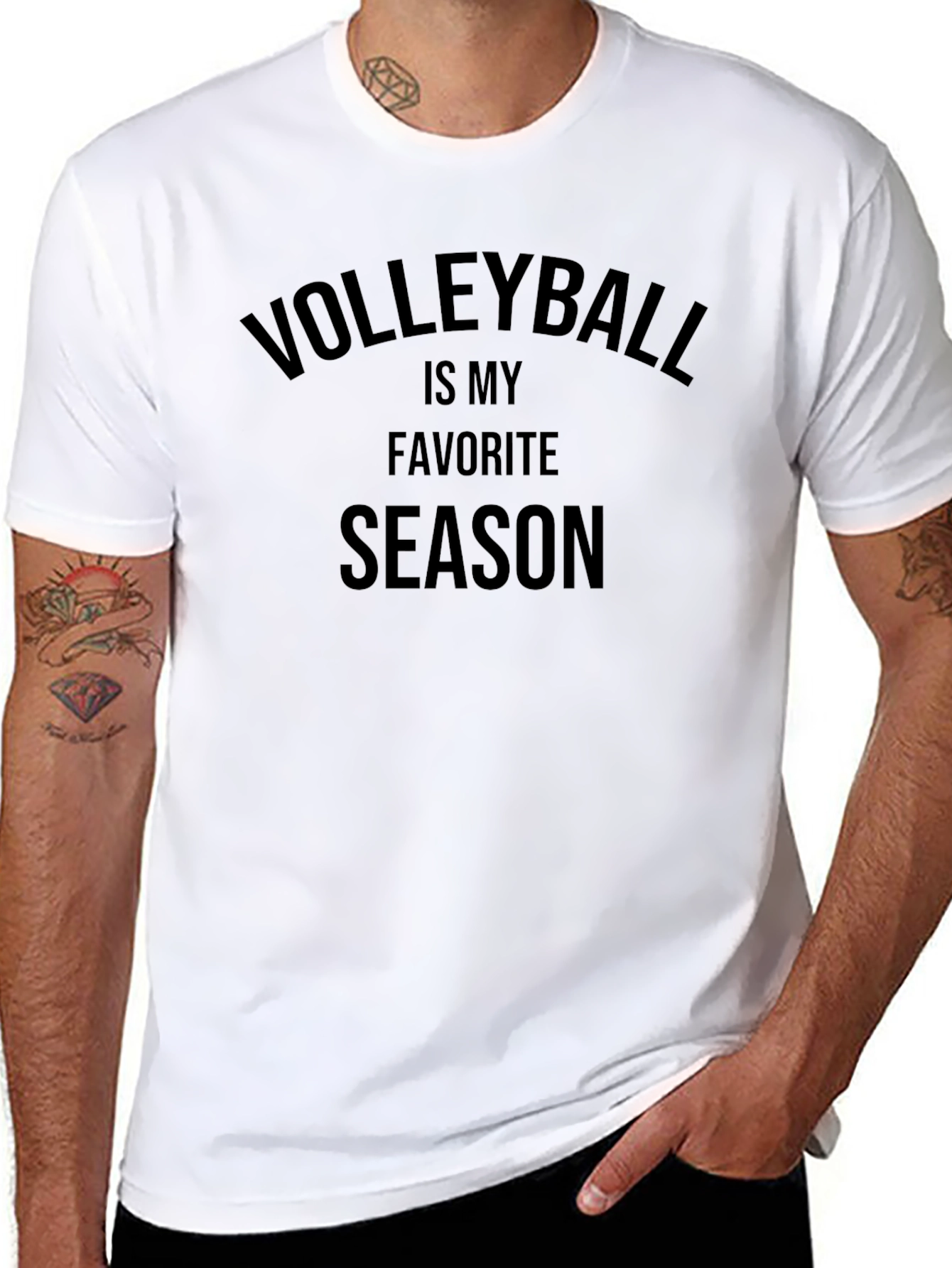 Volleyball Is My Favorite Season Graphic T-Shirt