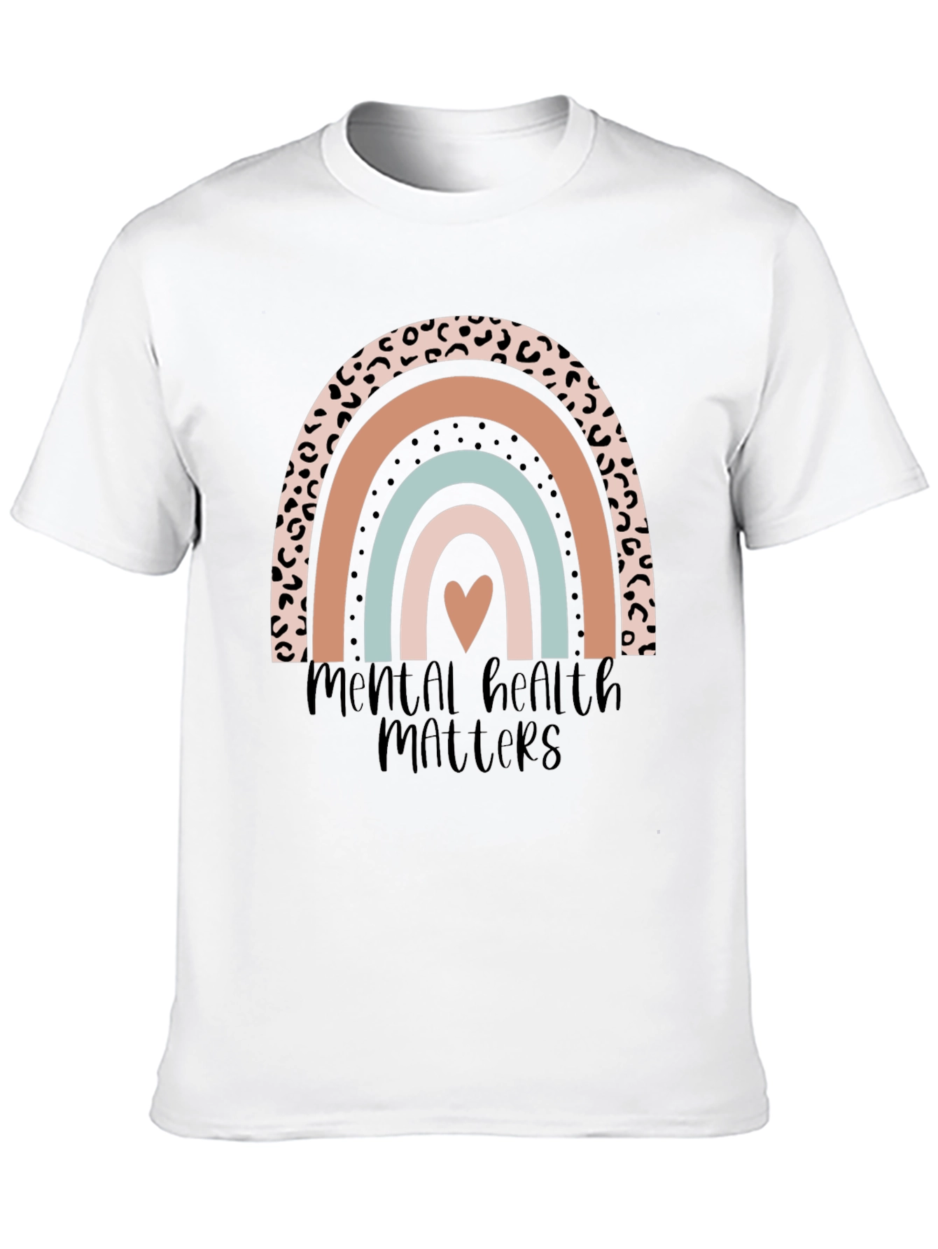 Mental Health Matters Rainbow Graphic Tee