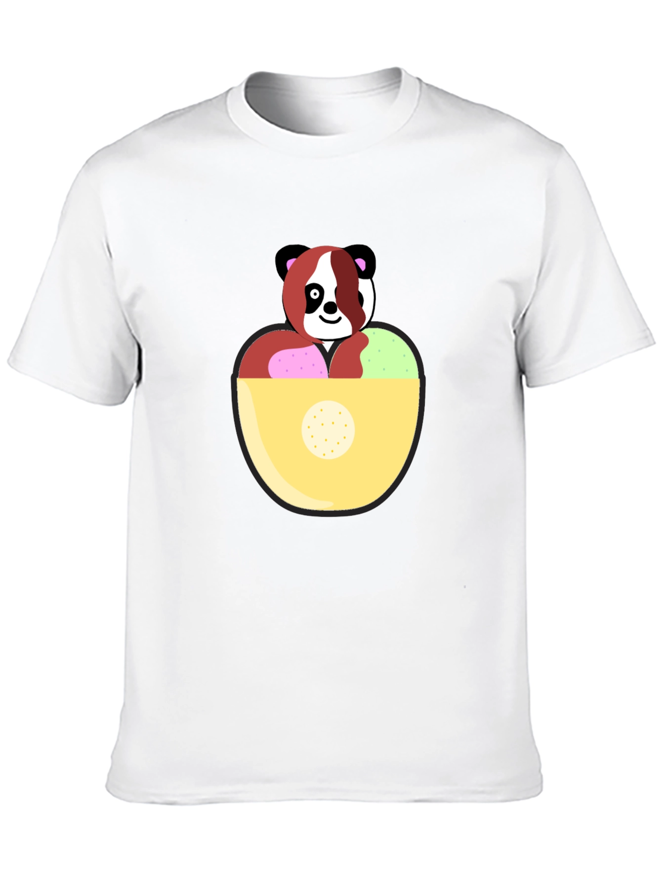 Panda Ice Cream Graphic Tee