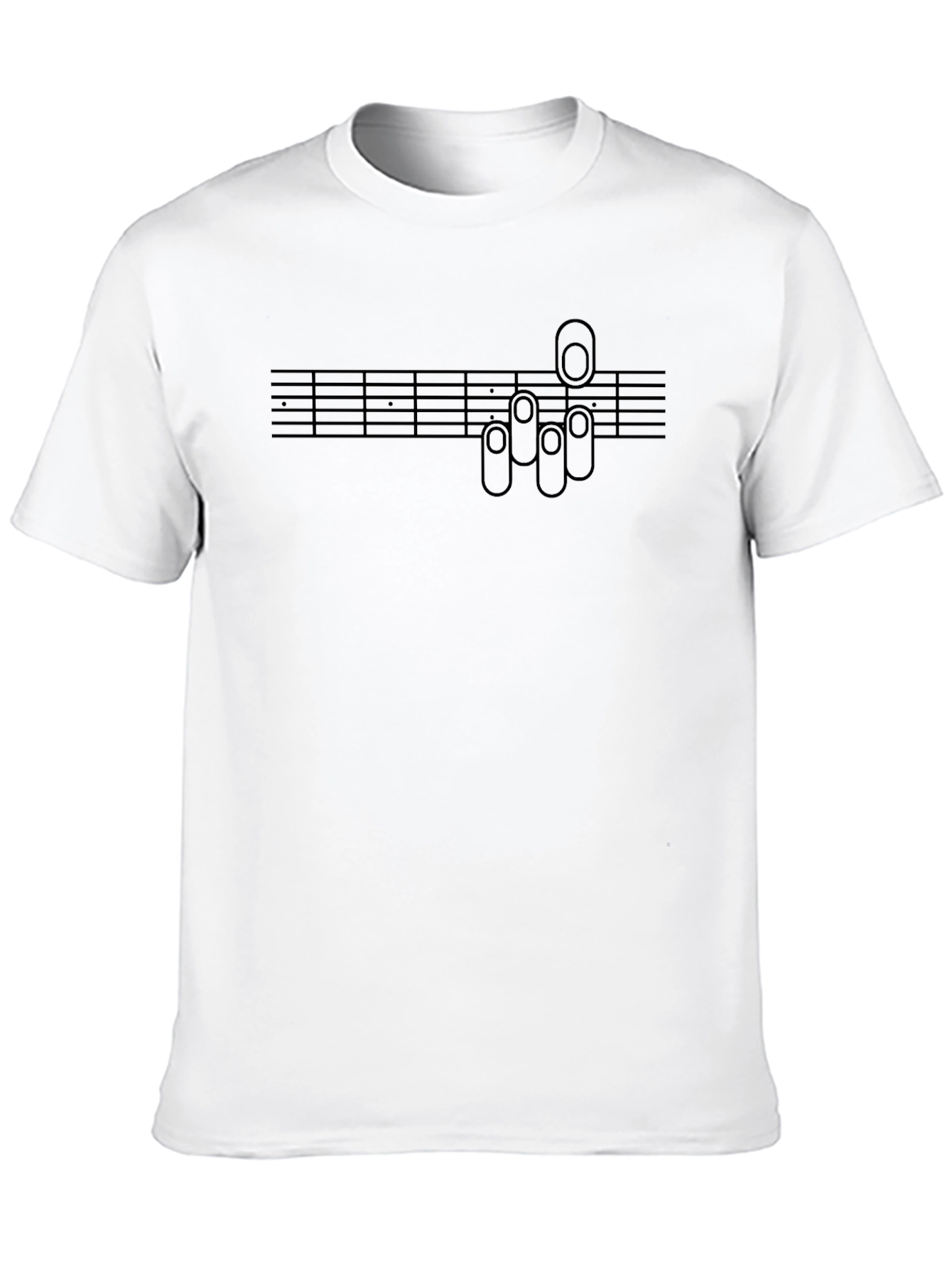 Guitar Chord T-Shirt: Black
