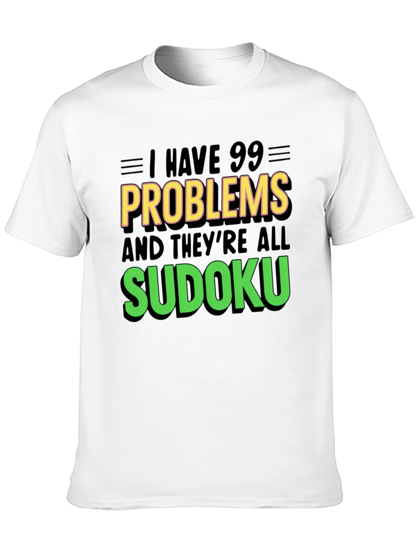 Sudoku Problem T-Shirt - Funny Puzzle Lover Tee