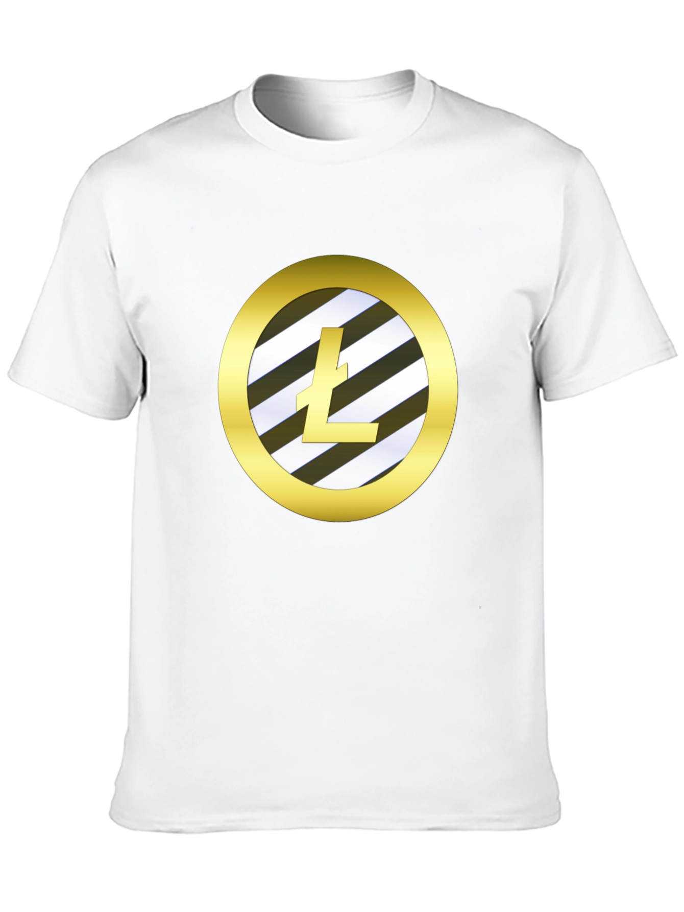 Litecoin Logo Black T-Shirt Crypto Fan Apparel