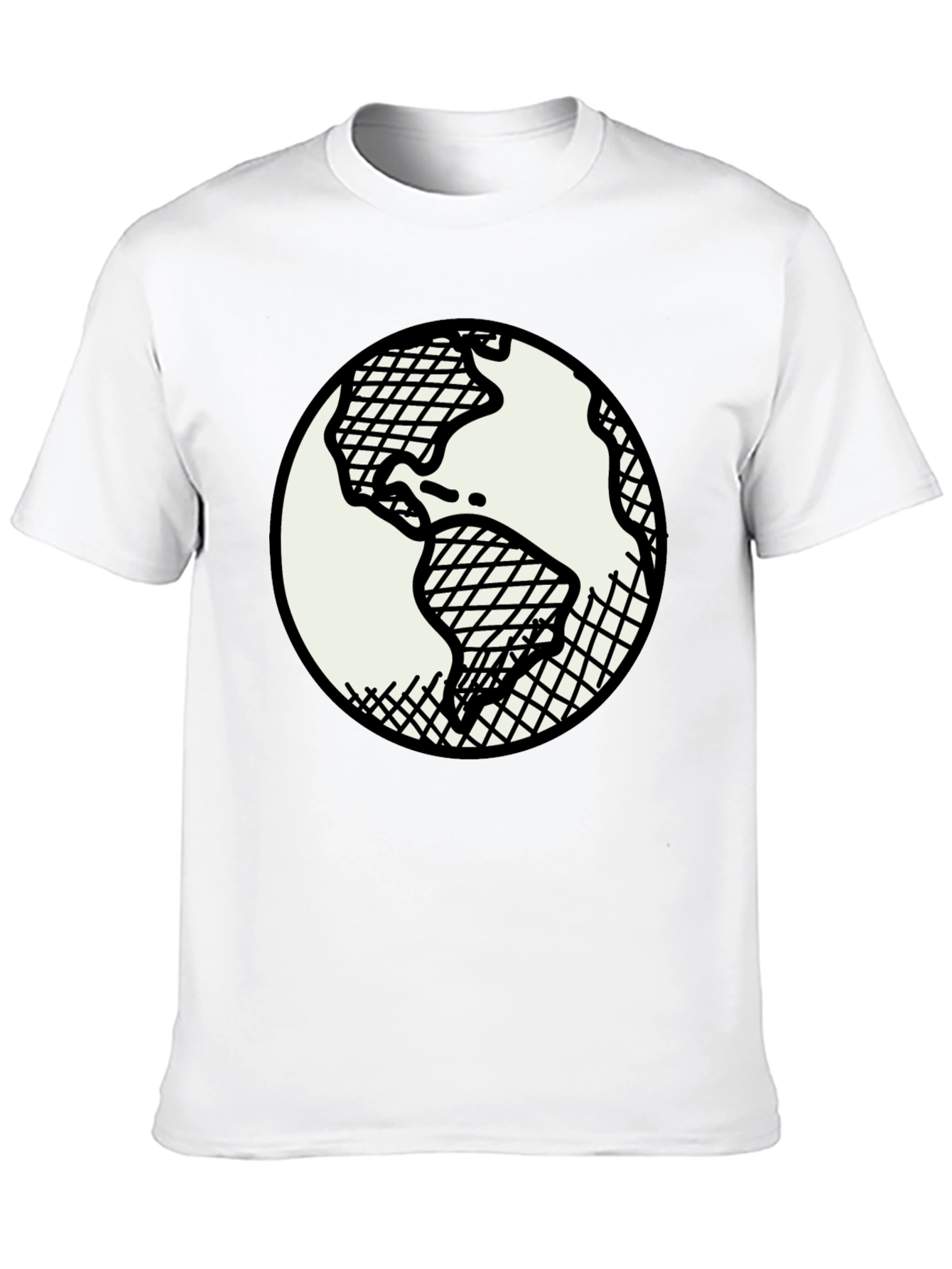 Earth Graphic Black T-Shirt